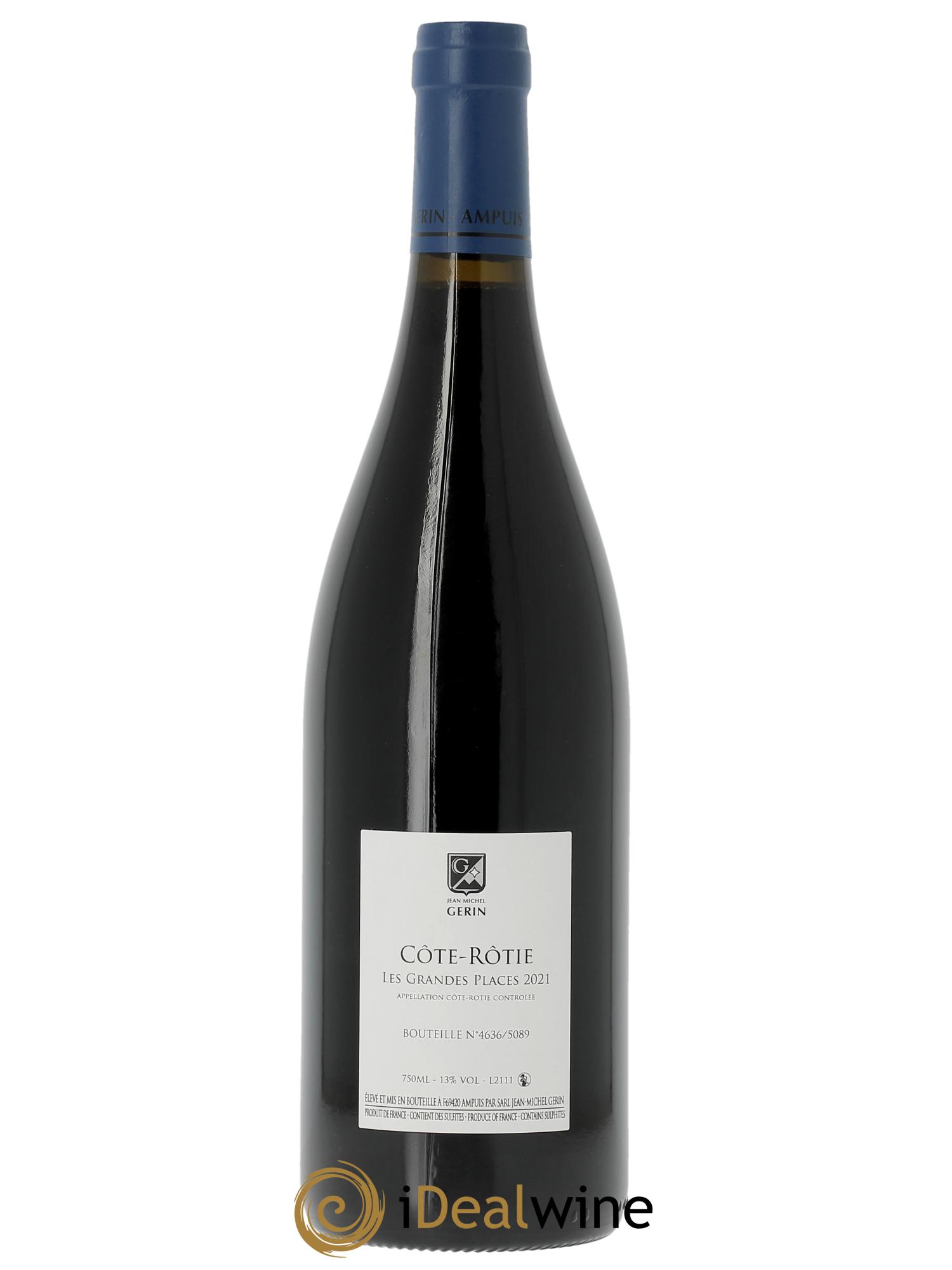 Côte-Rôtie Les Grandes Places Jean-Michel Gerin 2021 - Lot of 1 bottle - 1
