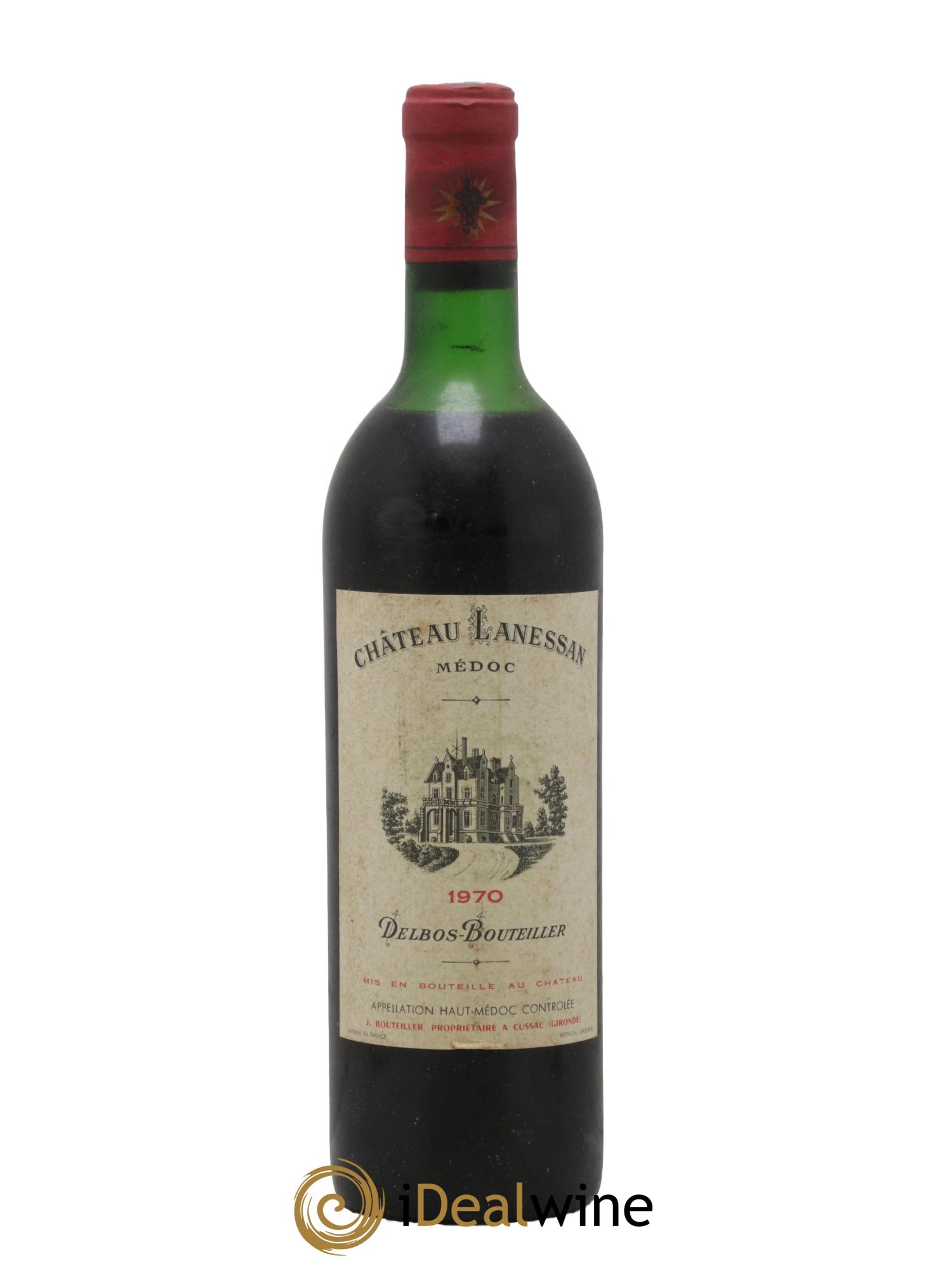 Château Lanessan Cru Bourgeois 1970 - Lot de 1 bouteille - 0