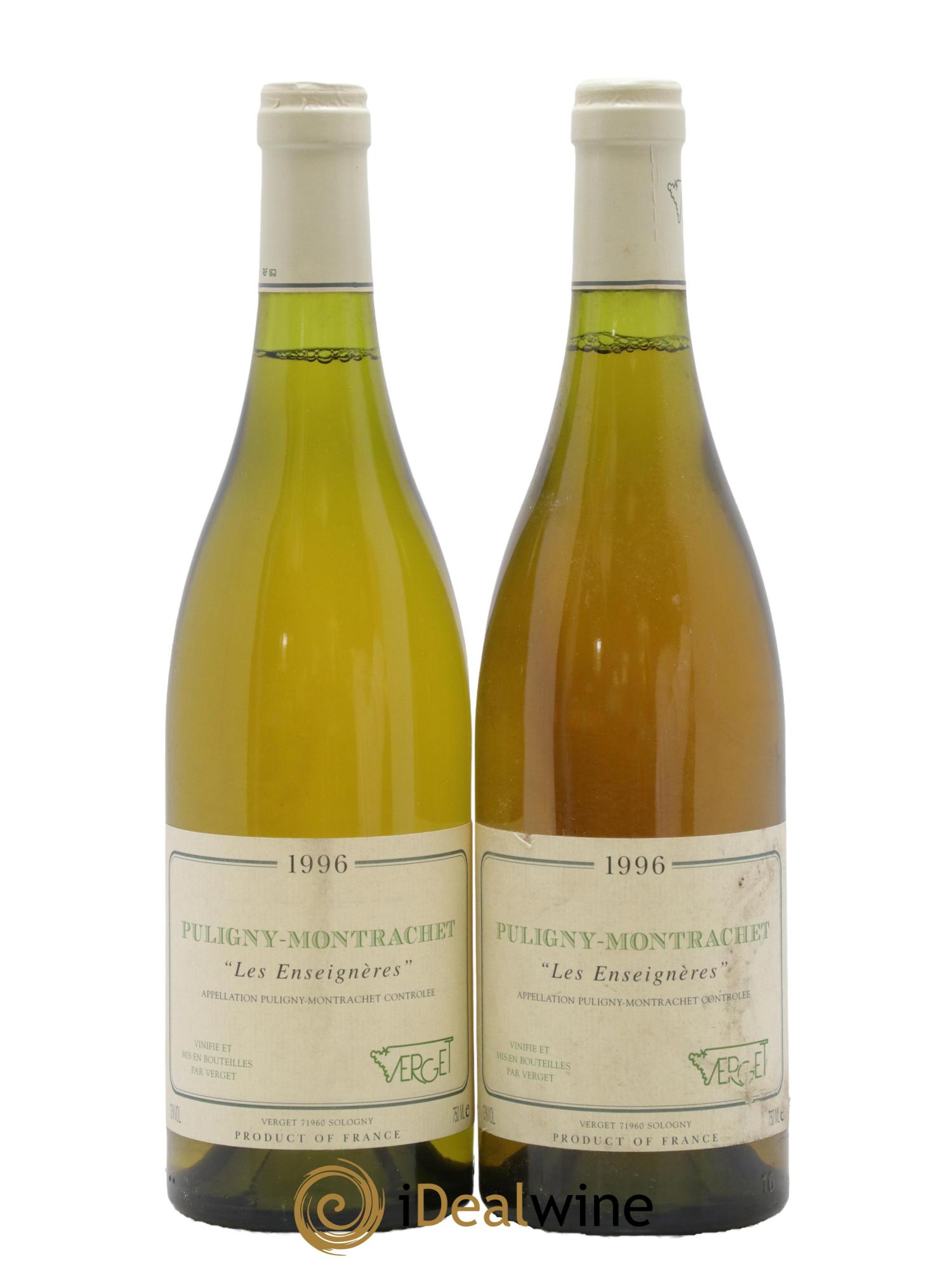 Puligny-Montrachet Les Enseignères Verget 1996 - Lotto di 2 bottiglie - 0