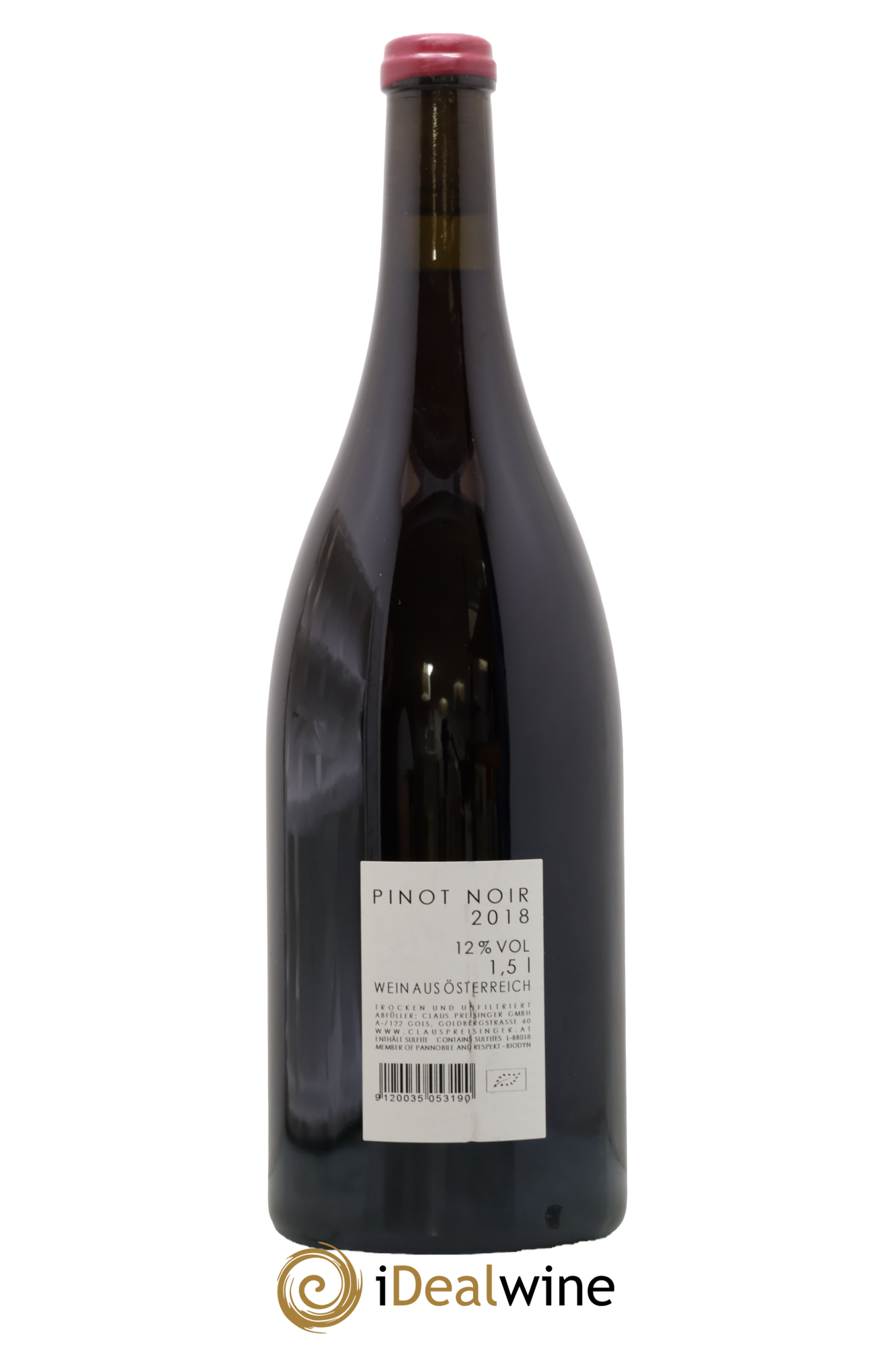 Autriche Claus Preisinger Pinot Noir 2018 - Lot de 1 magnum - 1