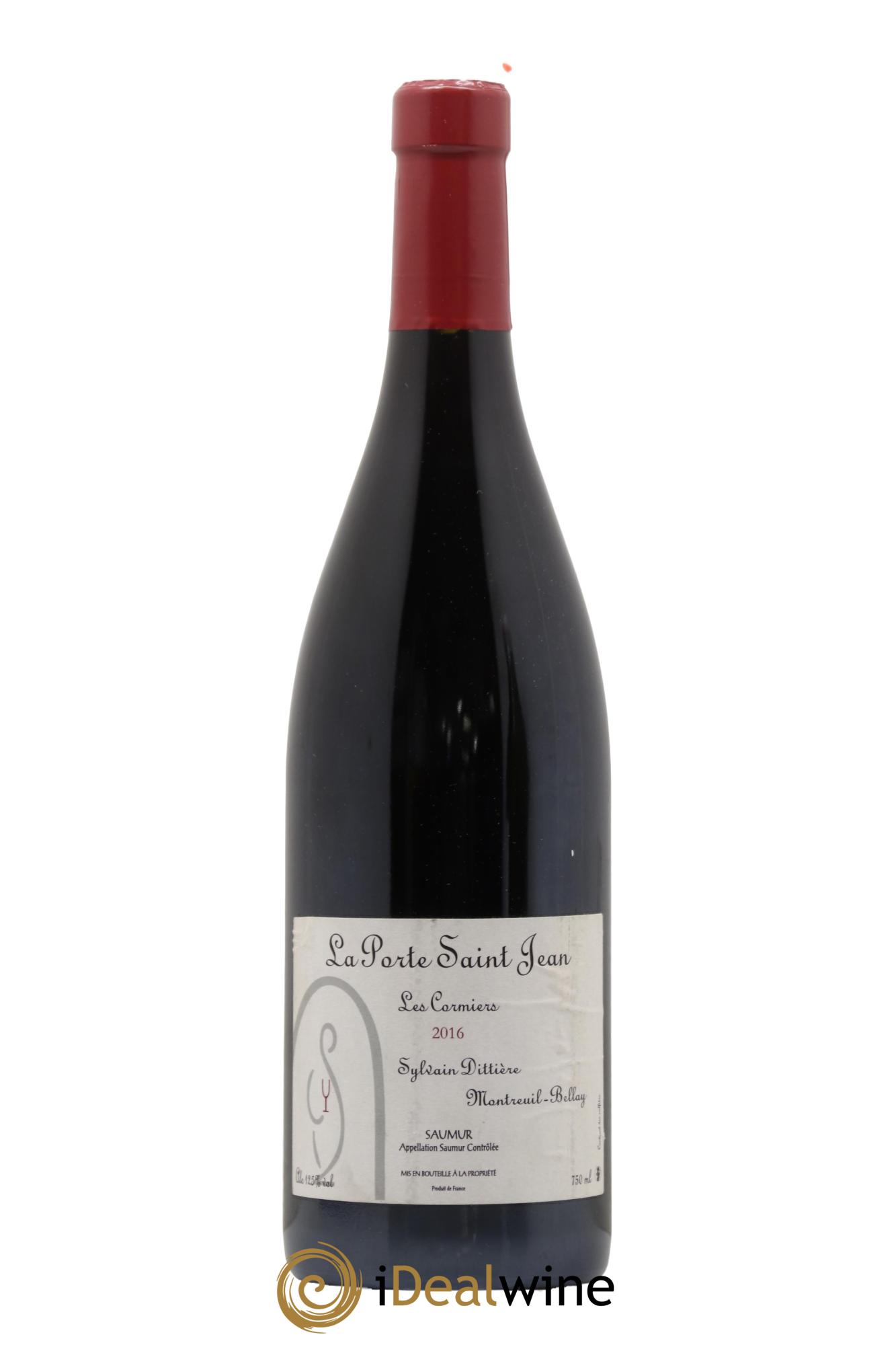 Saumur Les Cormiers La Porte Saint Jean 2016 - Lot de 1 bouteille - 0