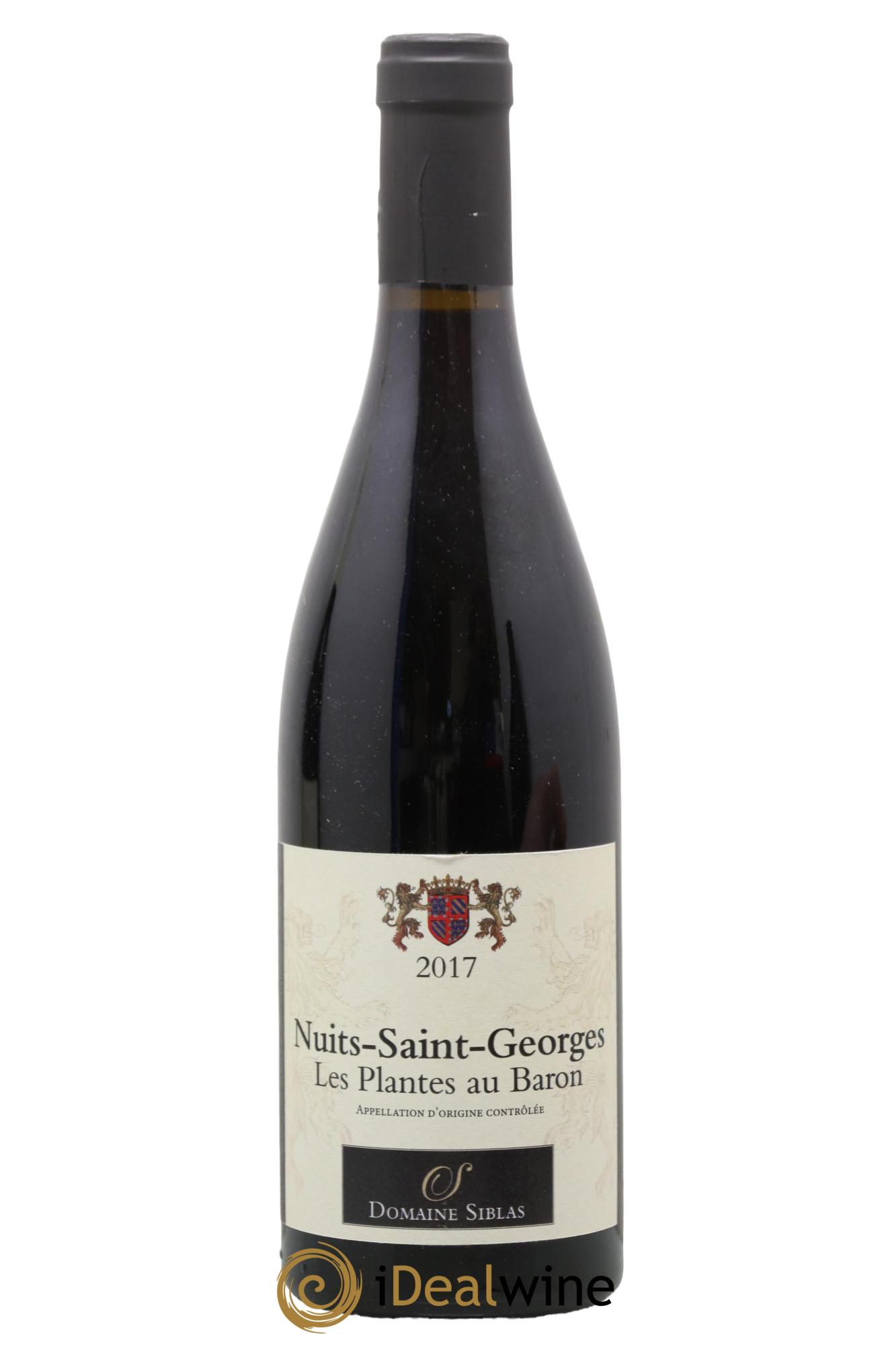 Nuits-Saint-Georges Plantes au Baron Domaine Patricia Siblas 2017 - Lot de 1 bouteille - 0