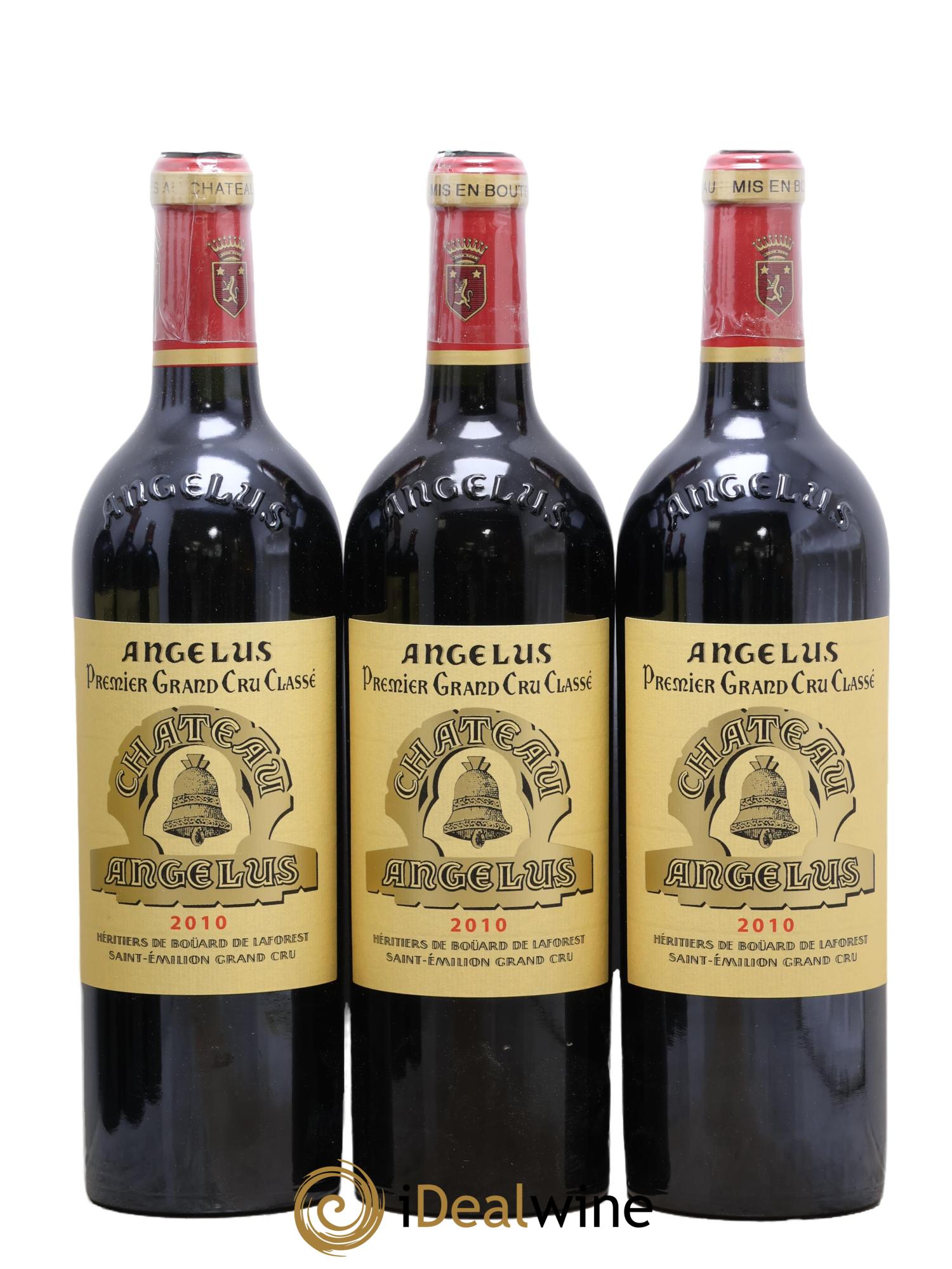 Château Angélus 1er Grand Cru Classé A 2010 - Lot de 6 bouteilles - 1