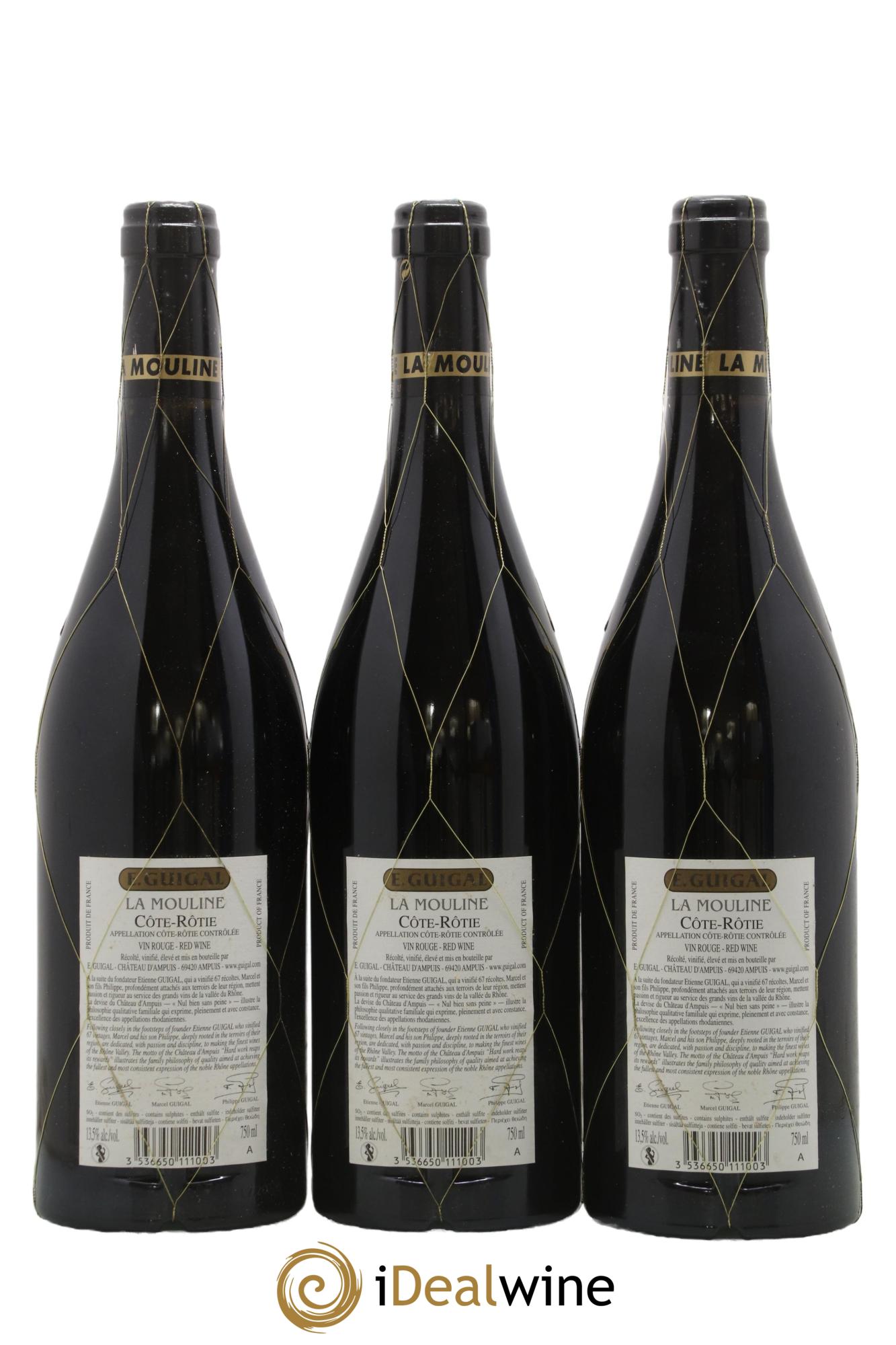 Côte-Rôtie La Mouline Guigal 2016 - Lot of 6 bottles - 2