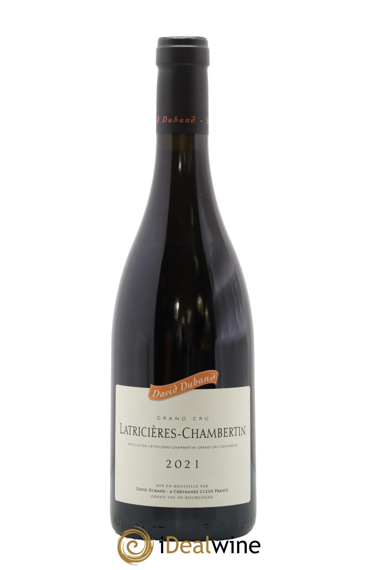 Latricières-Chambertin Grand Cru David Duband (Domaine) 2021 - Lot de 1 bouteille - 0