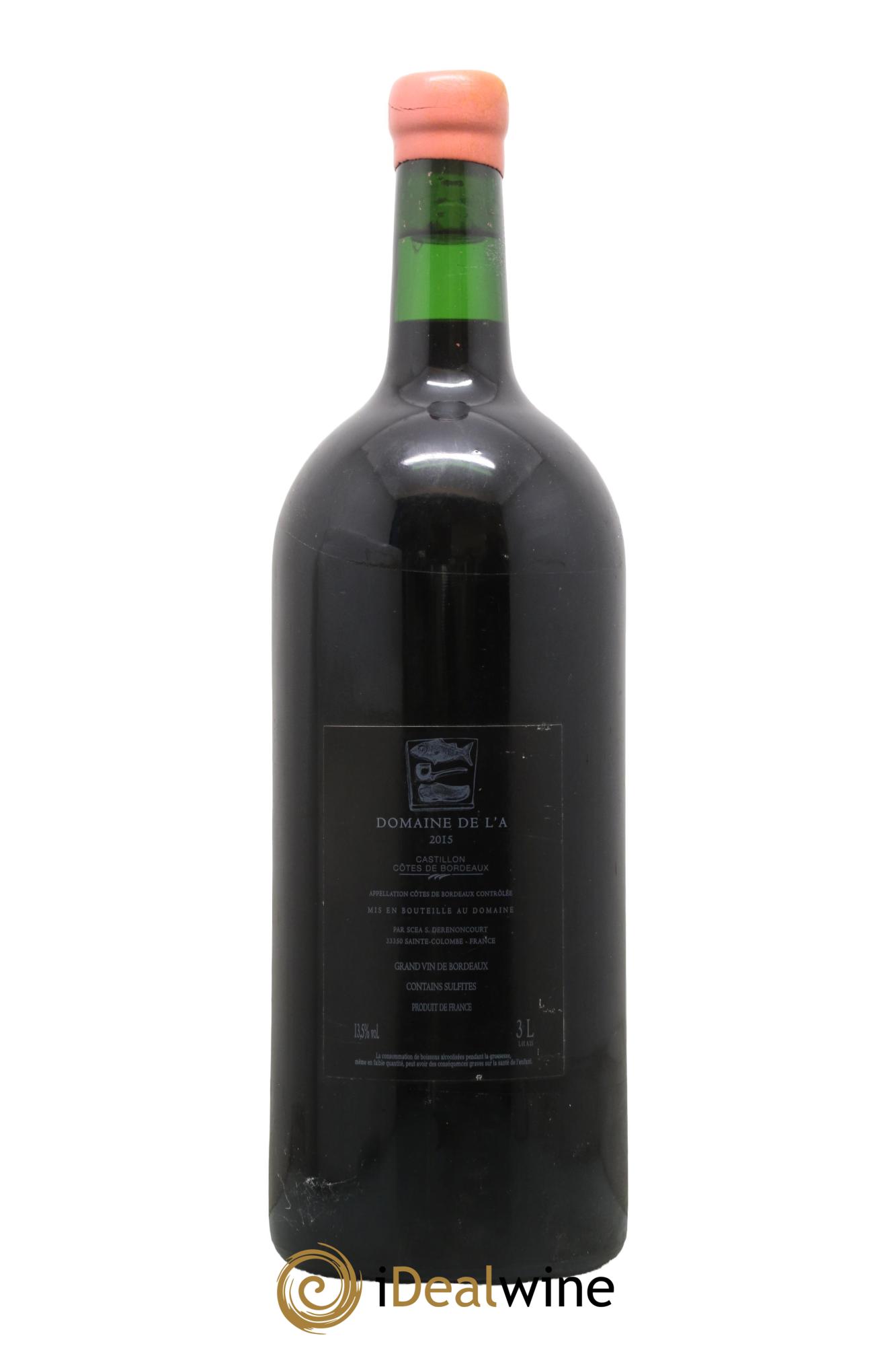 Domaine de l'A 2015 - Posten von 1 Doppel-Magnum - 1