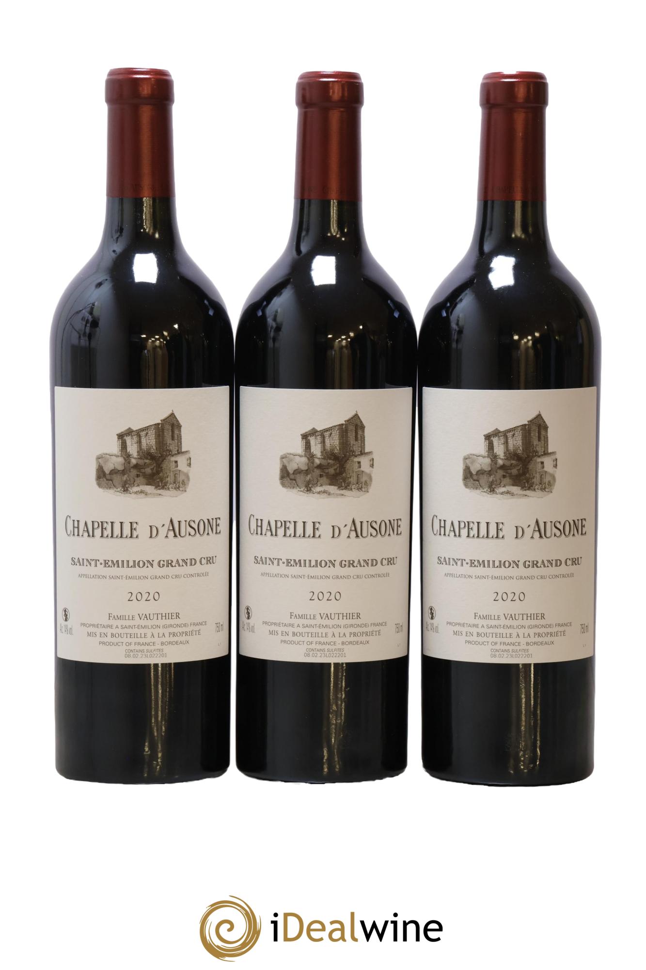 Chapelle d'Ausone Second Vin 2020 - Posten von 6 Flaschen - 2