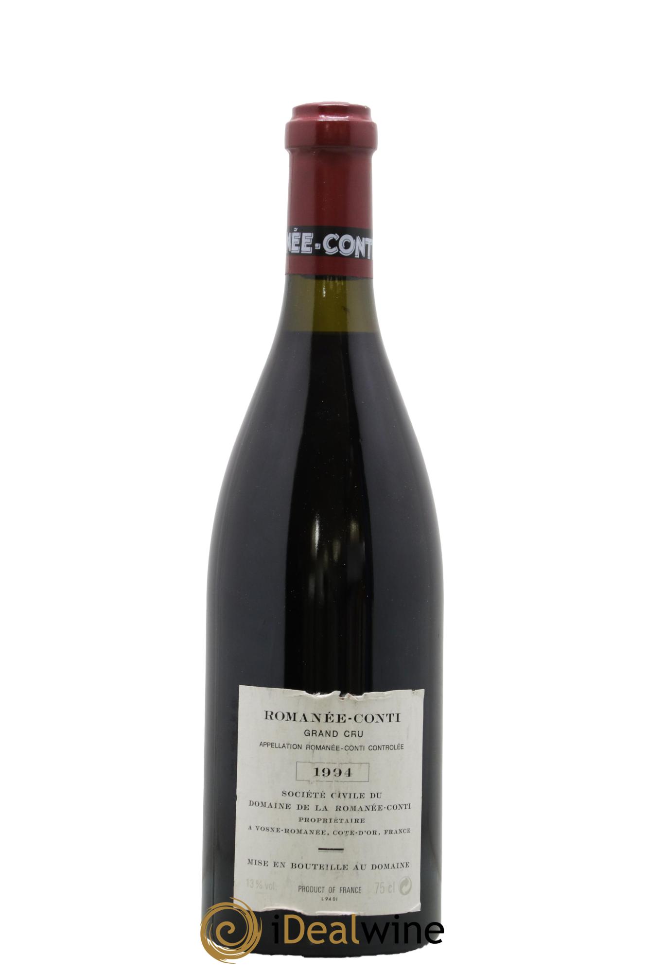 Romanée-Conti Grand Cru Domaine de la Romanée-Conti 1994 - Lot de 1 bouteille - 1