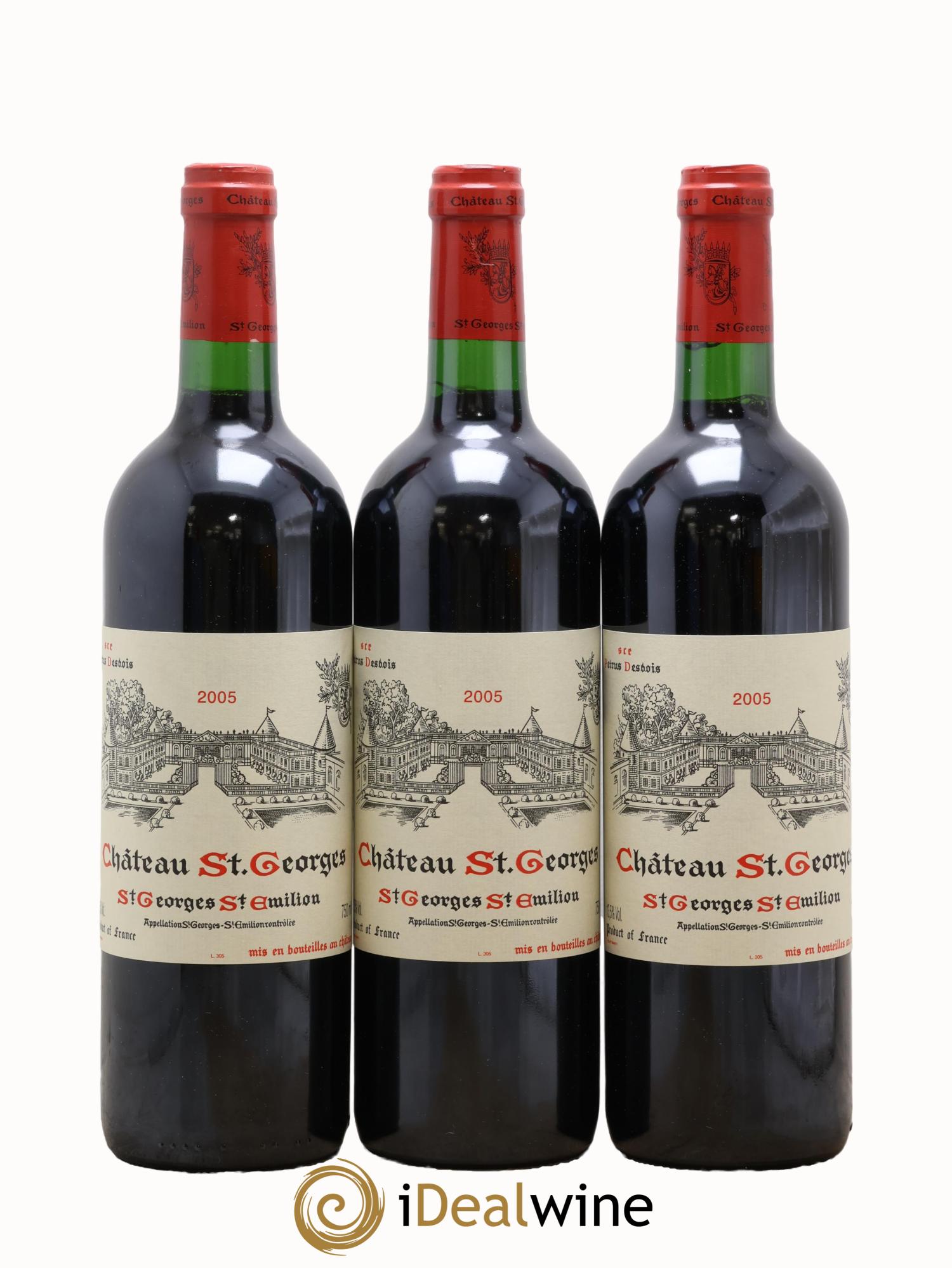Château Saint-Georges 2005 - Lot de 3 bouteilles - 0