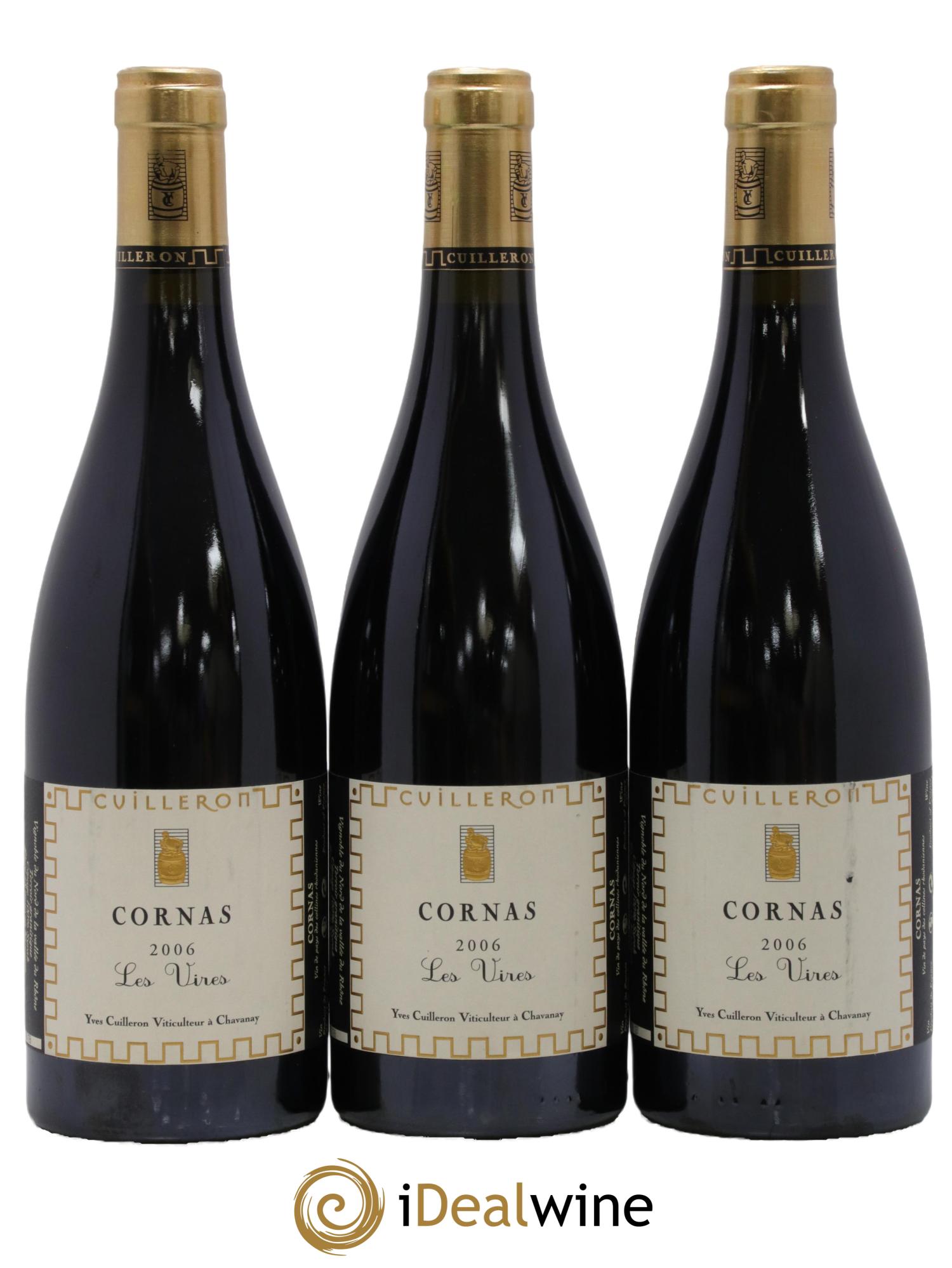 Cornas Les Vires Yves Cuilleron (Domaine) 2006 - Lot de 3 bouteilles - 0