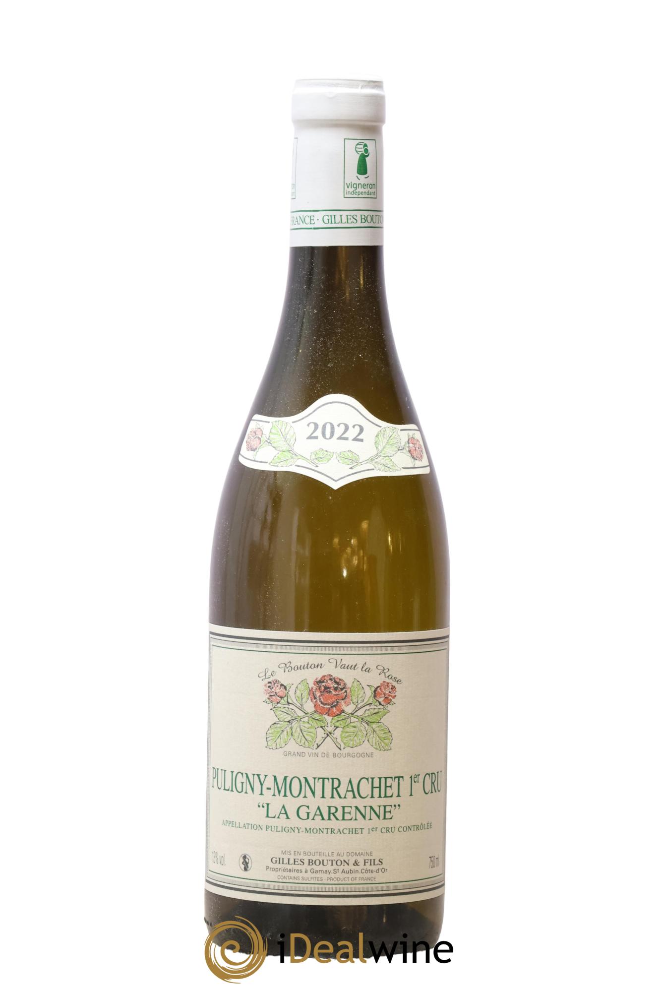 Puligny-Montrachet 1er Cru La Garenne Domaine Gilles Bouton 2022 - Posten von 1 Flasche - 0