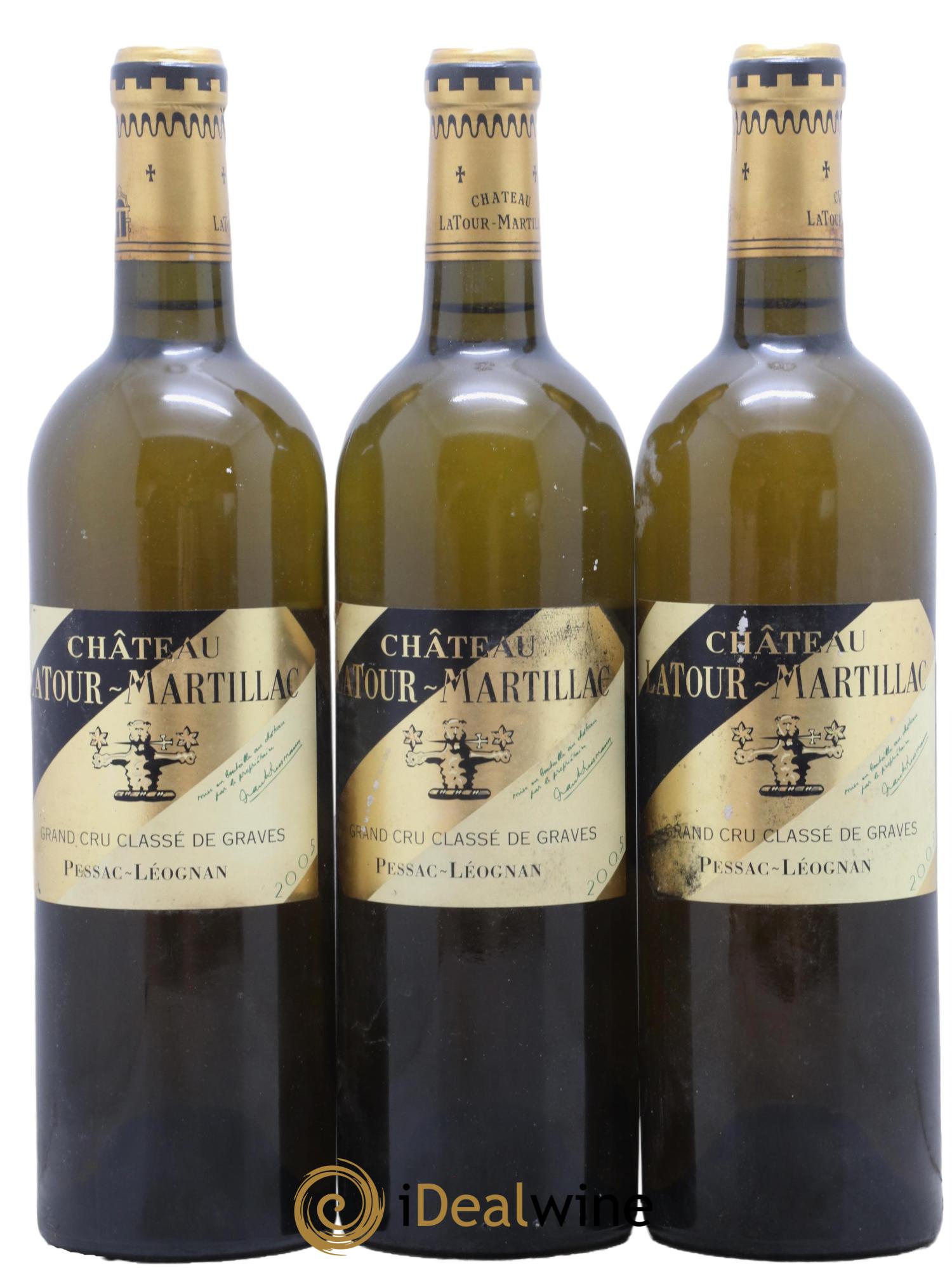 Château Latour-Martillac Cru Classé de Graves 2005 - Lot de 3 bouteilles - 0