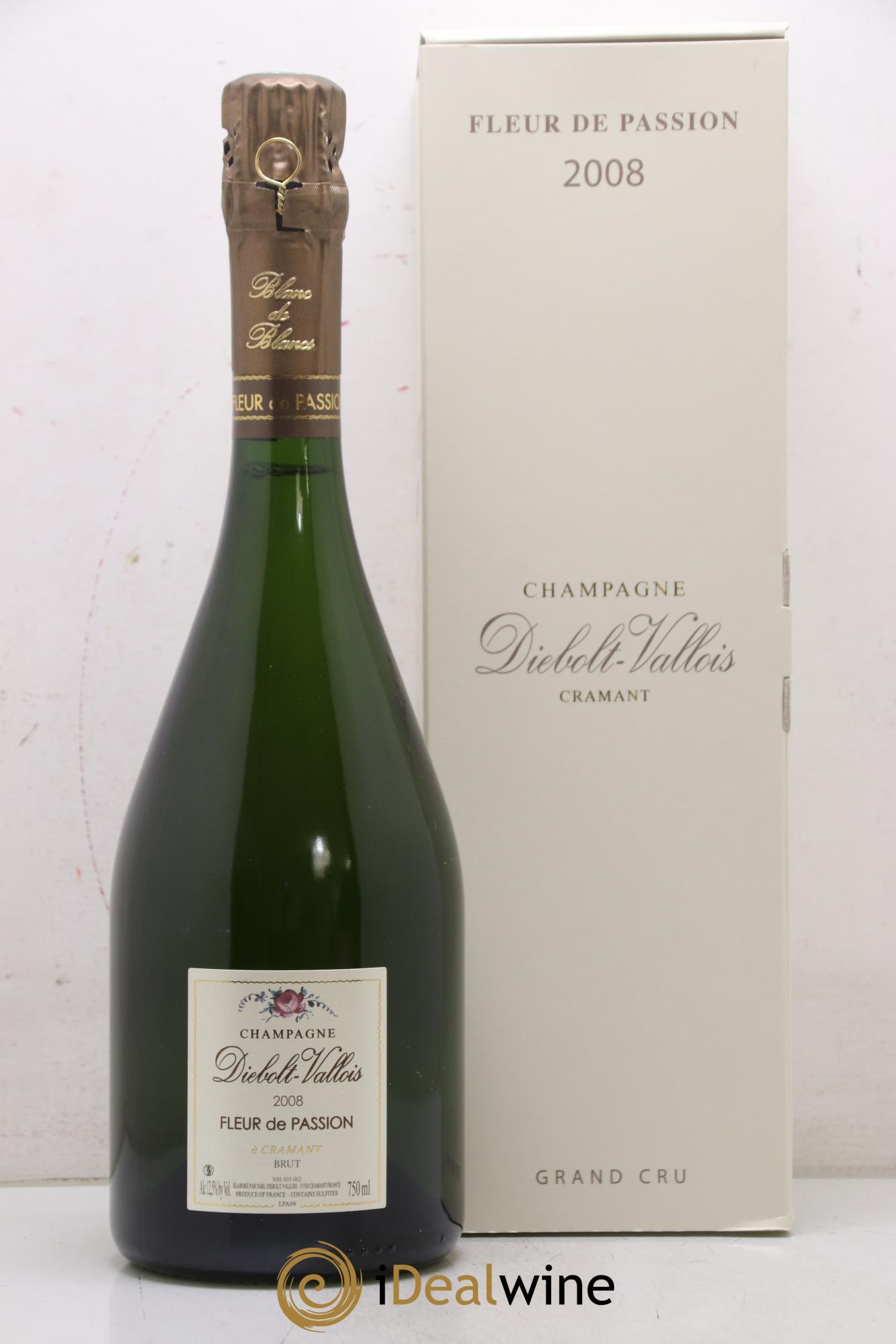 Fleur de Passion Brut Diebolt-Vallois 2008 - Lot de 1 bouteille - 1