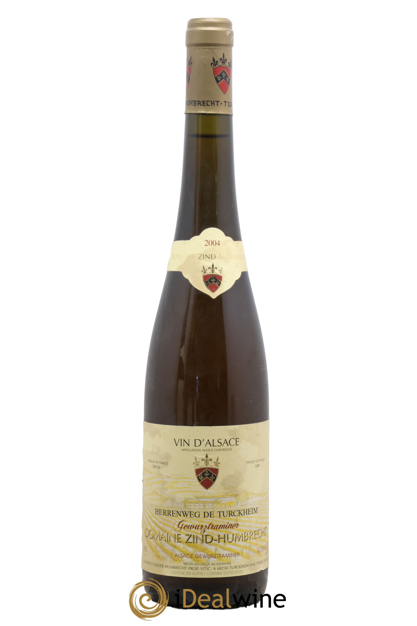 Alsace Gewurztraminer Herrenweg de Turckheim Zind-Humbrecht (Domaine) 2004 - Lot de 1 bouteille - 0