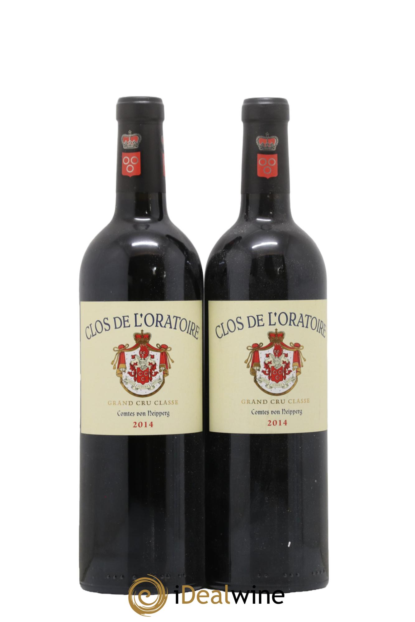 Clos de l'Oratoire Grand Cru Classé 2014 - Lot de 2 bouteilles - 0