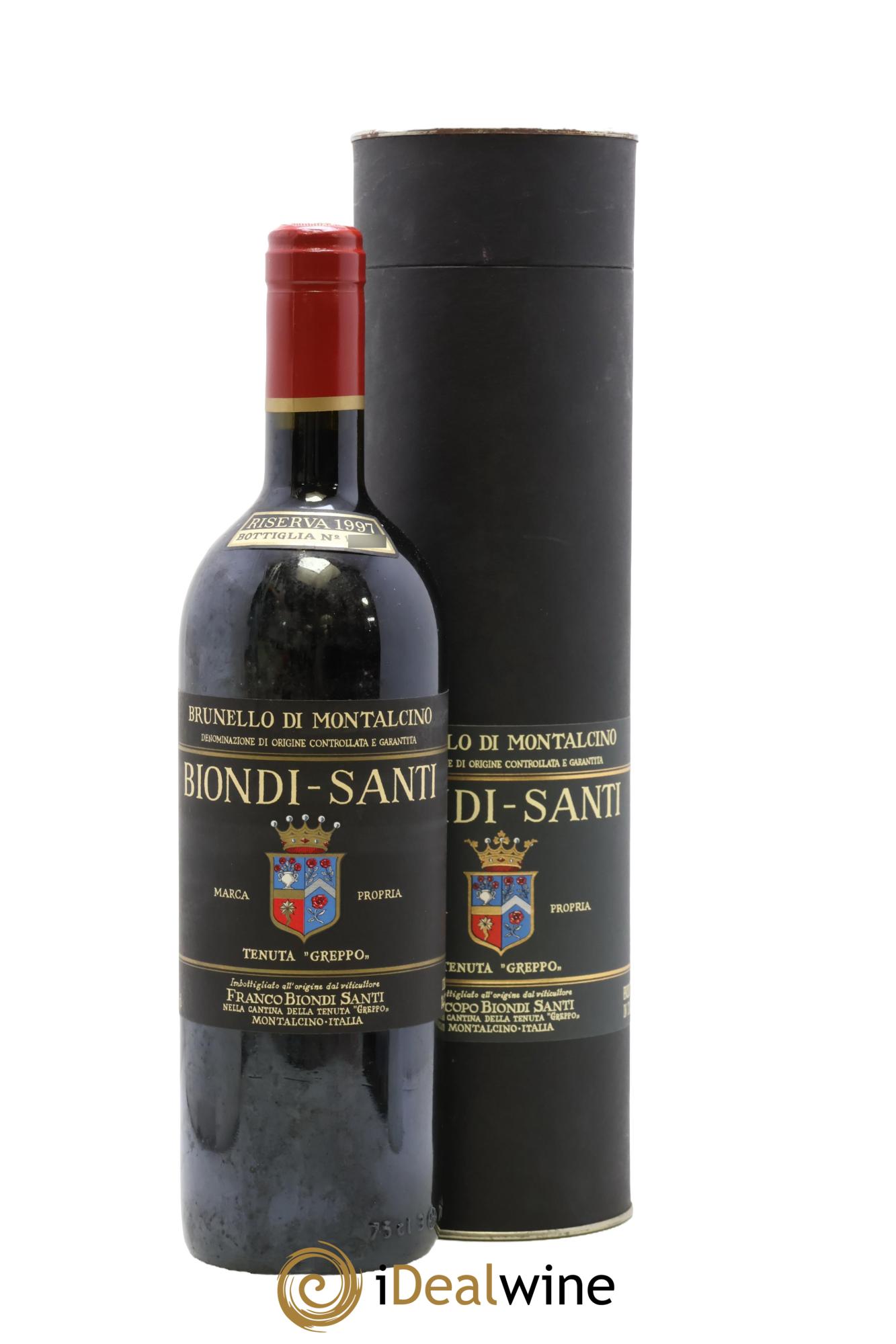 Brunello di Montalcino DOCG Riserva Biondi-Santi Tenuta Greppo 1997 - Lot de 1 bouteille - 0