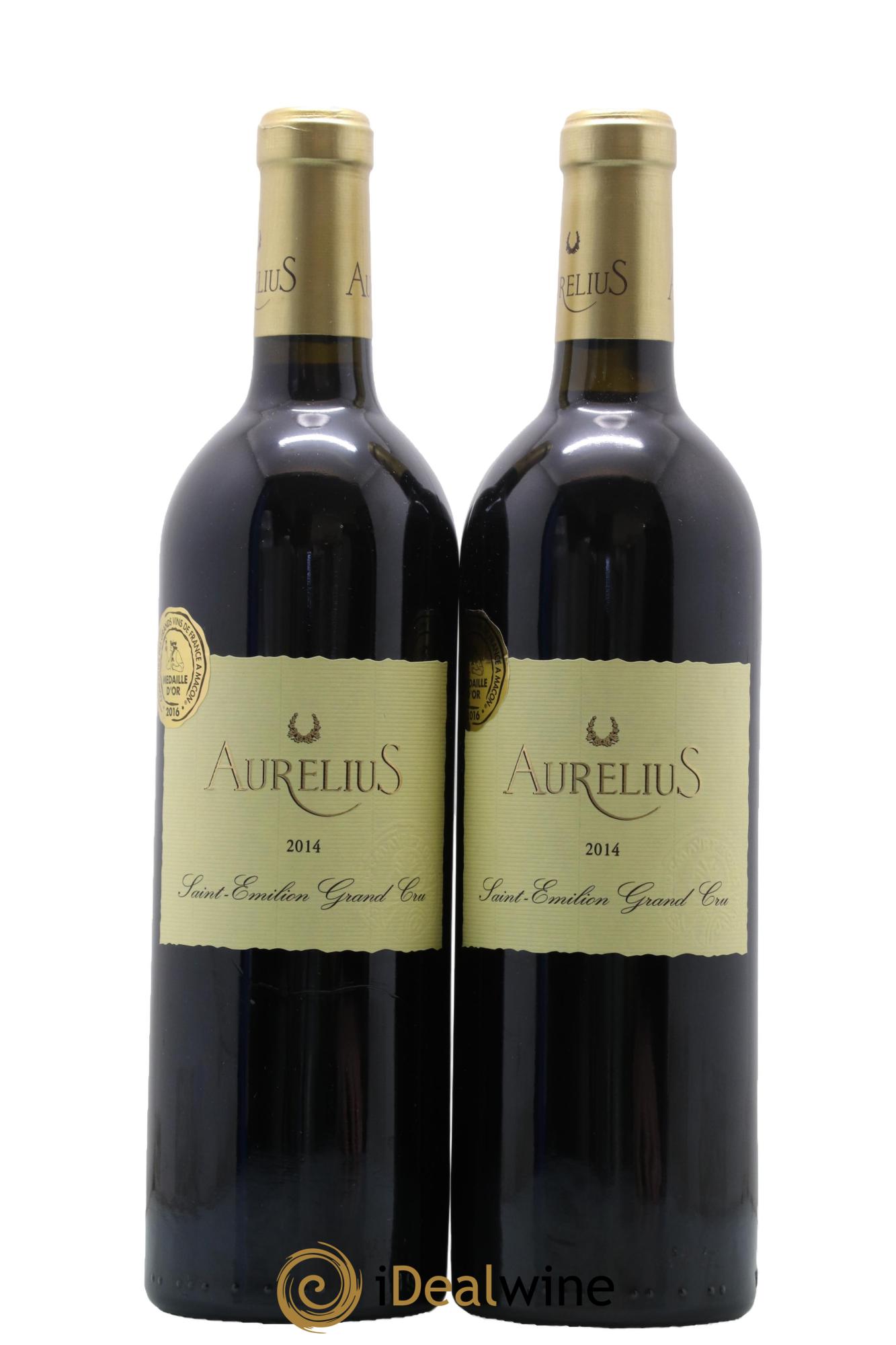 Saint-Émilion Grand Cru Aurelius 2014 - Lot de 2 bouteilles - 0