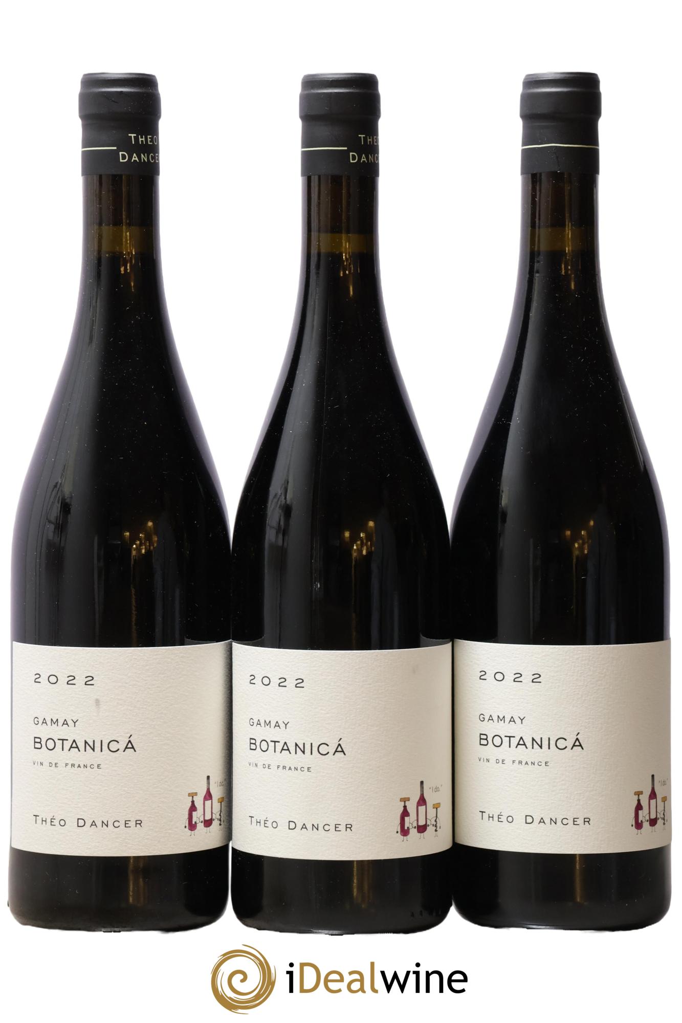 Vin de France Gamay Botanica Théo Dancer 2022 - Lot de 3 bouteilles - 0