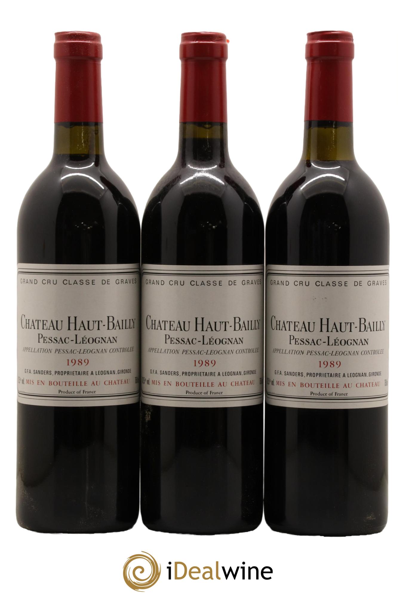 Château Haut-Bailly Cru Classé de Graves 1989 - Lot de 12 bouteilles - 4
