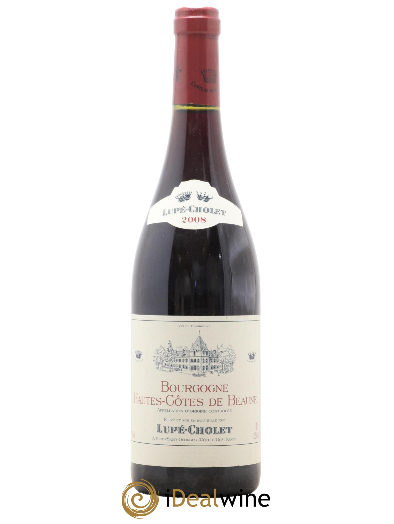 Hautes-Côtes de Beaune Lupé cholet 2008 - Lot de 1 bouteille - 0