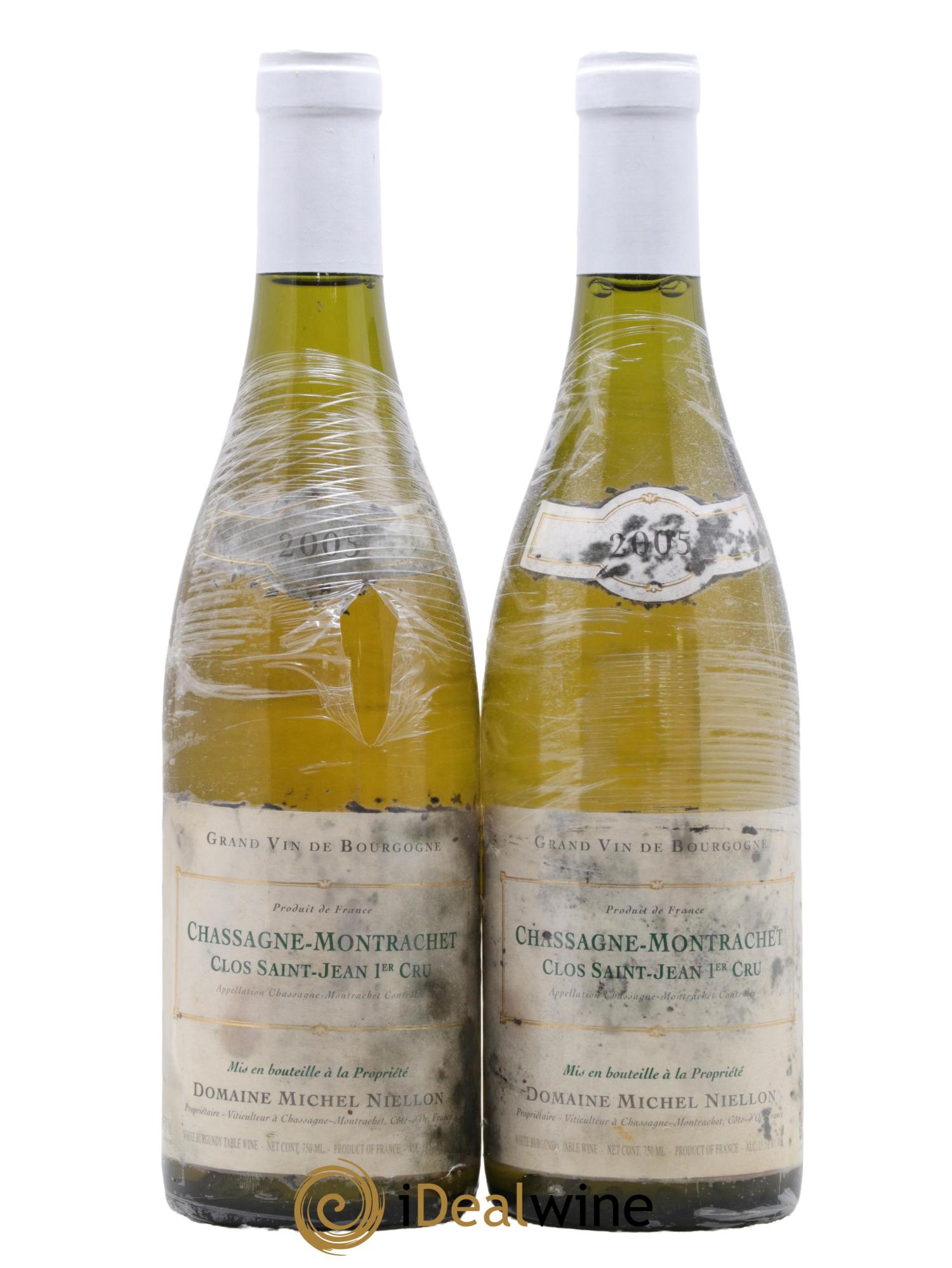 Chassagne-Montrachet 1er Cru Clos Saint-Jean Michel Niellon (Domaine) 2005 - Lot de 2 bouteilles - 0