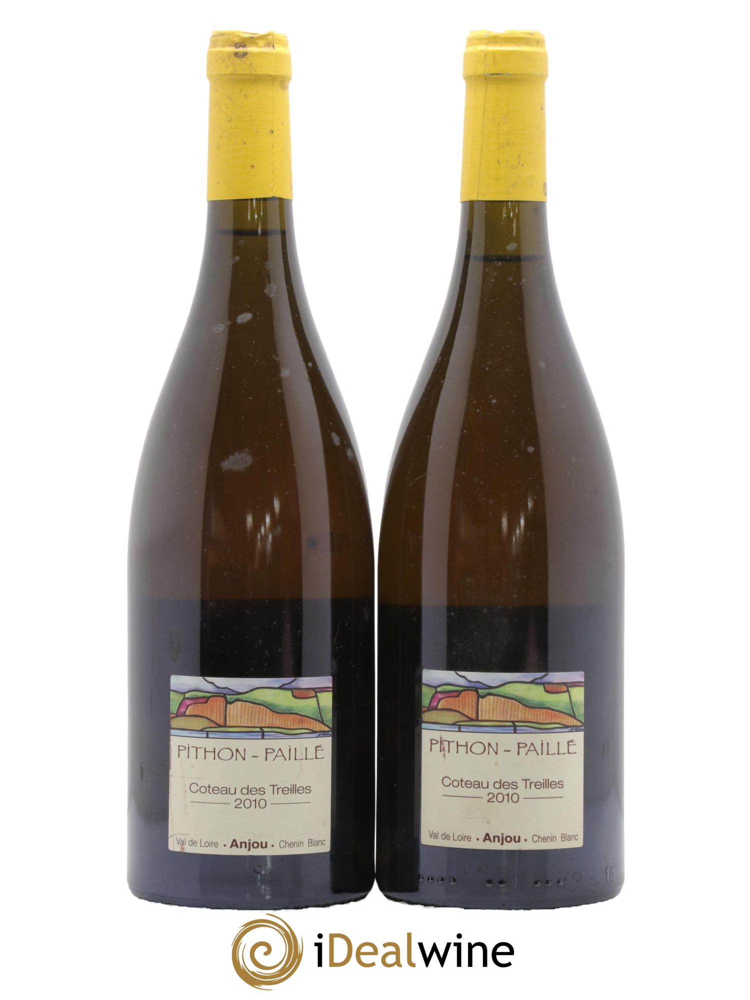 Anjou Coteau Des Treilles Pithon-Paillé 2010 - Lot of 2 bottles - 0