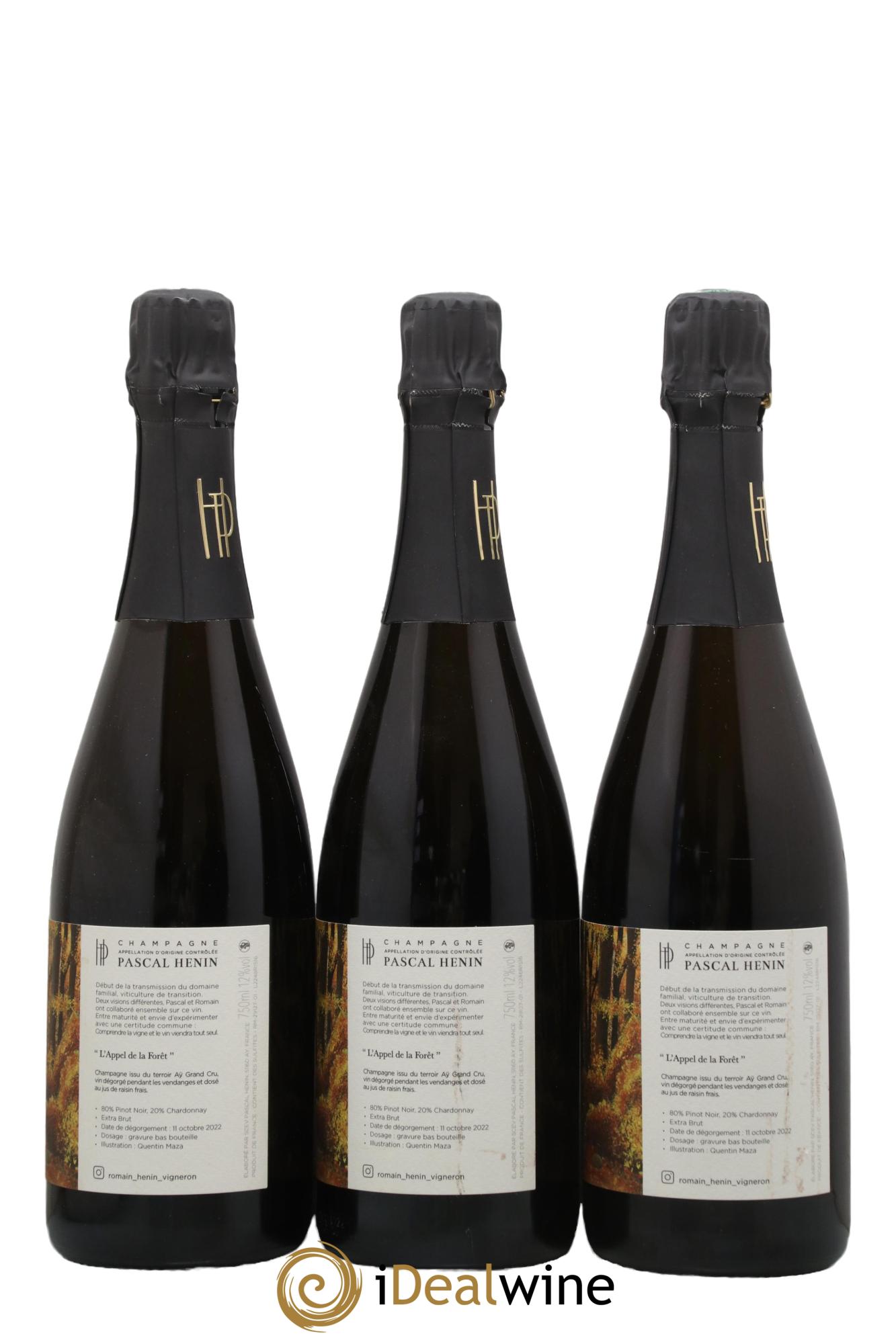 L'Appel de la Fôret Romain Henin - Lot de 3 bouteilles - 1