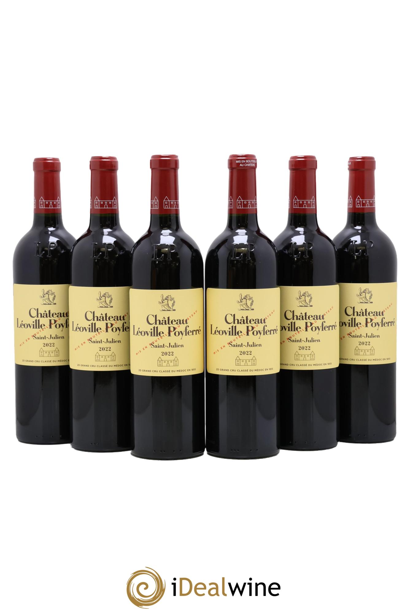 Château Léoville Poyferré 2ème Grand Cru Classé 2022 - Lot de 6 bouteilles - 0