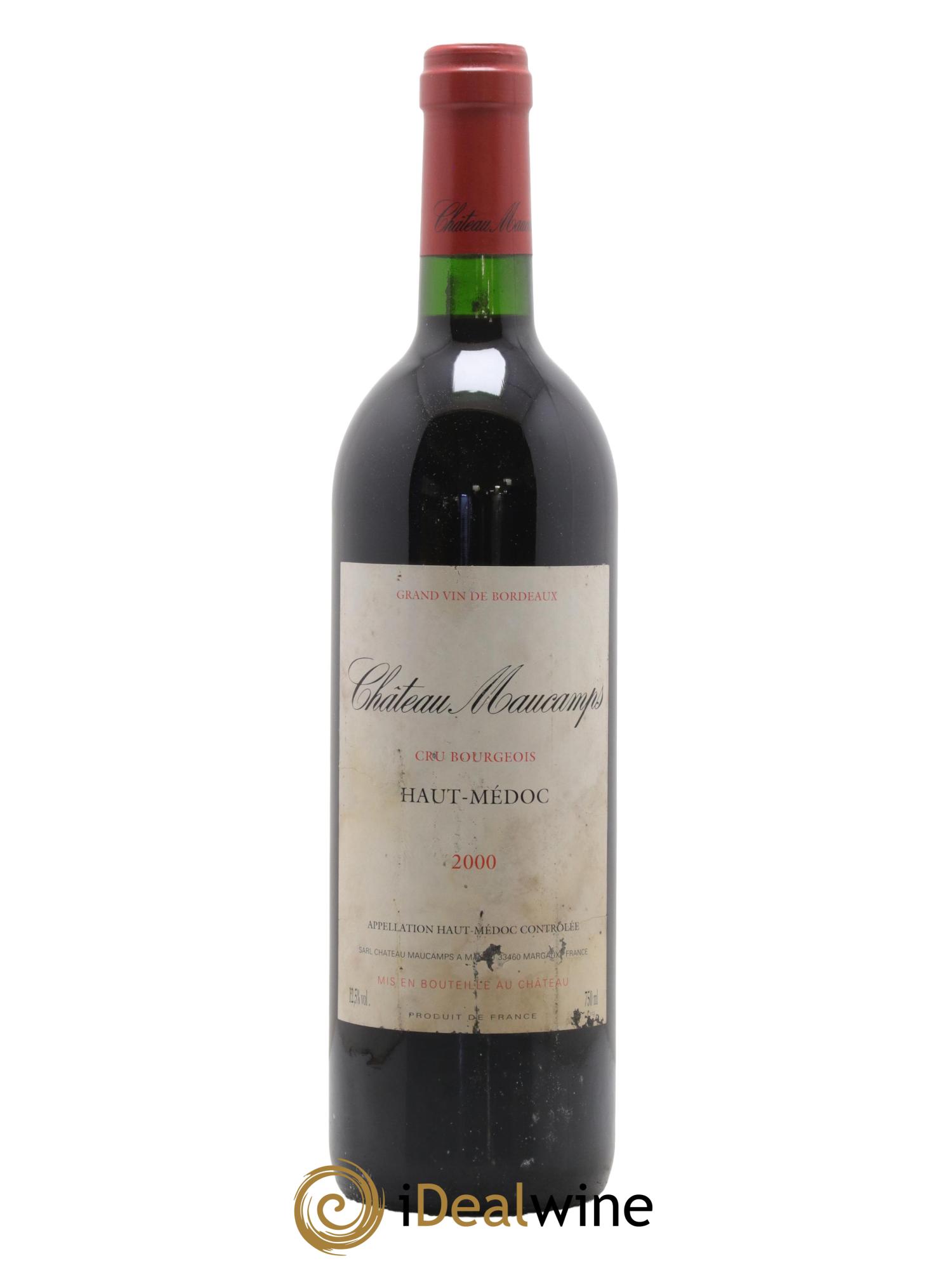 Château Maucamps Cru Bourgeois 2000 - Lot de 1 bouteille - 0
