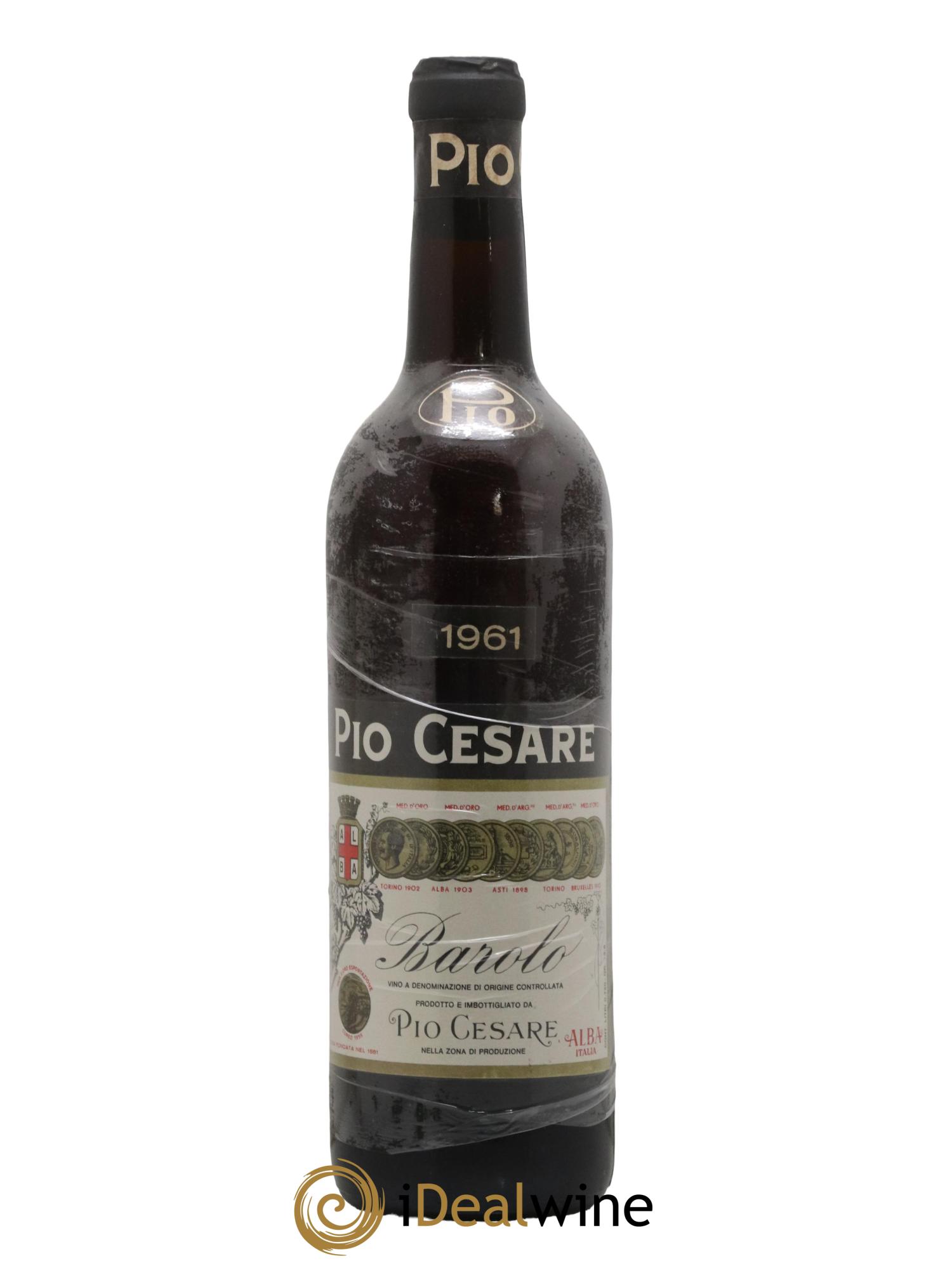 Barolo DOCG Pio Cesare 1961 - Lotto di 1 bottiglia - 0