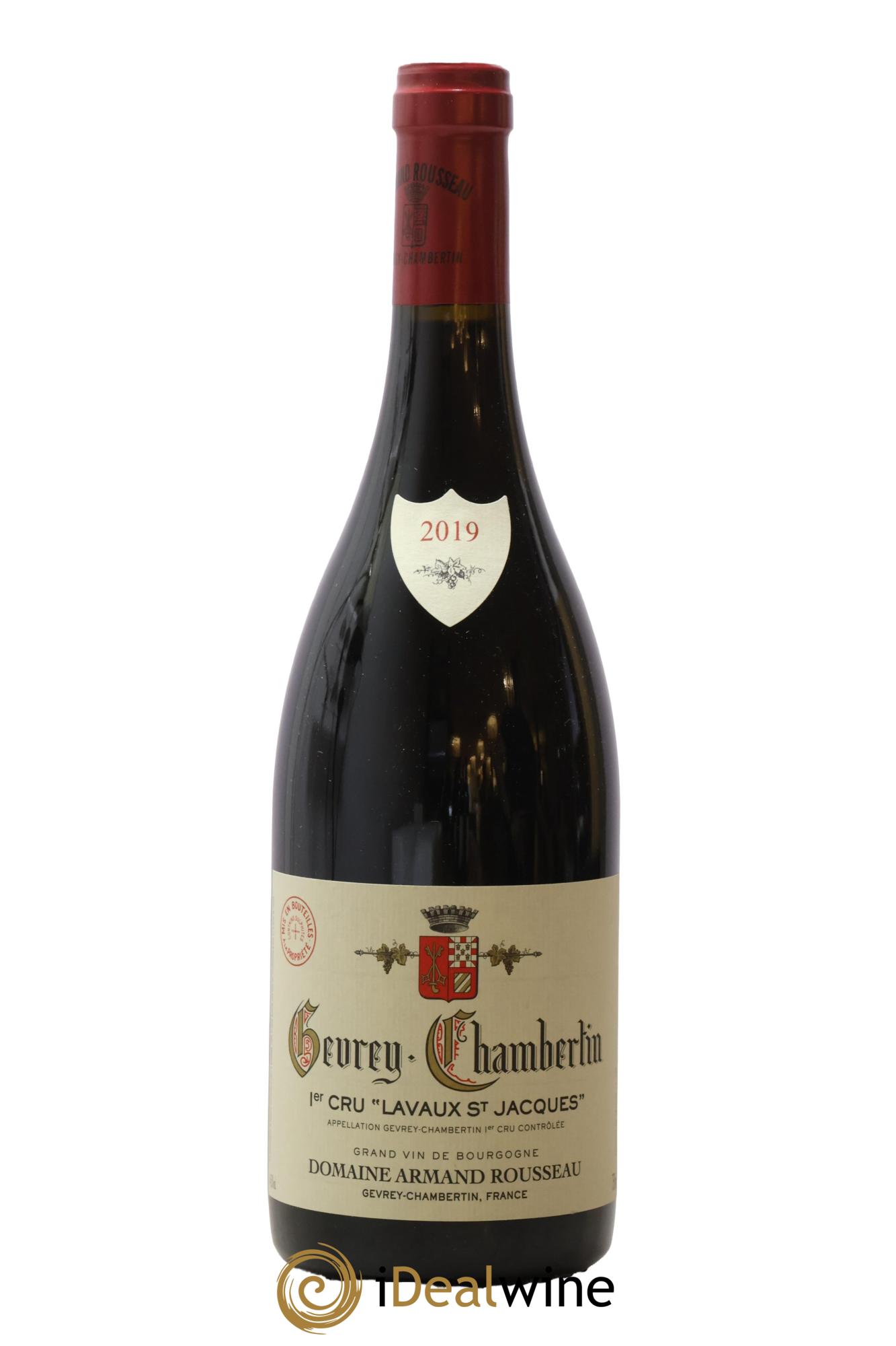 Gevrey-Chambertin 1er Cru Lavaux Saint Jacques Armand Rousseau (Domaine) 2019 - Lot de 1 bouteille - 0