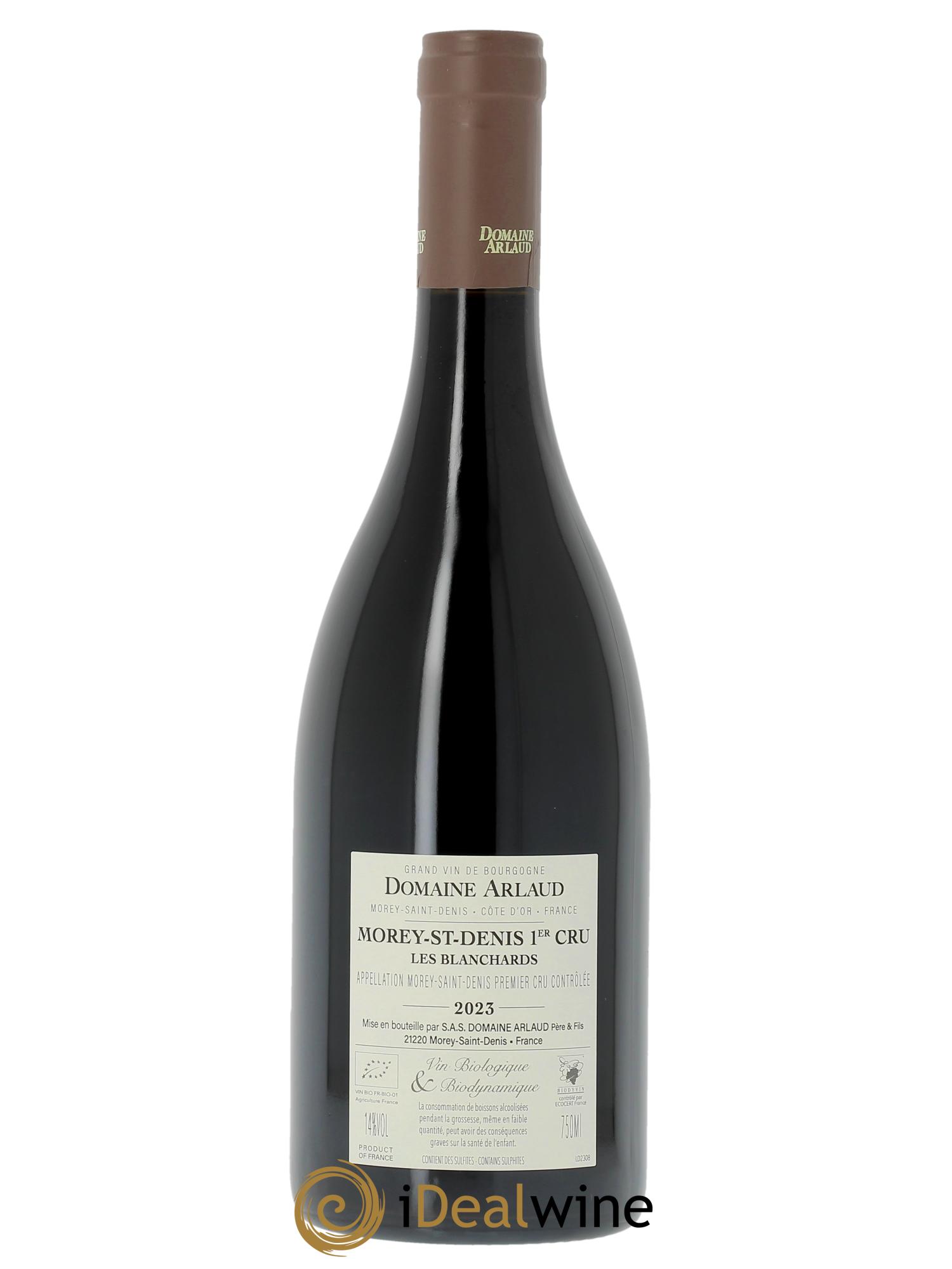 Morey Saint-Denis 1er Cru Les Blanchards Arlaud  2023 - Lot of 1 bottle - 1