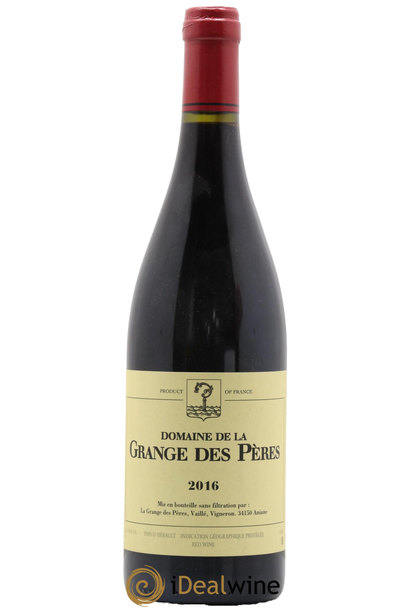Pays d'Hérault Grange des Pères Laurent Vaillé 2016 - Lot de 1 bouteille - 0