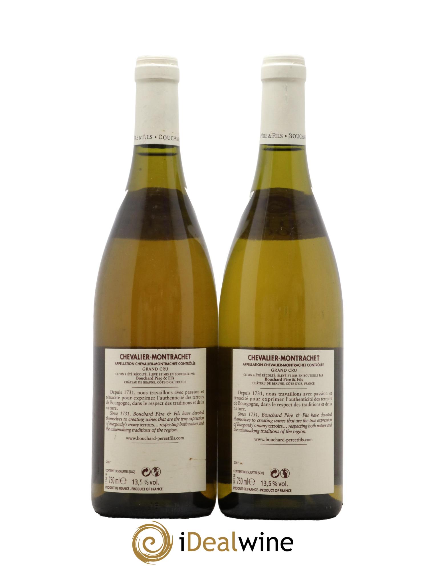 Chevalier-Montrachet Grand Cru Bouchard Père & Fils 2007 - Lot de 2 bouteilles - 1