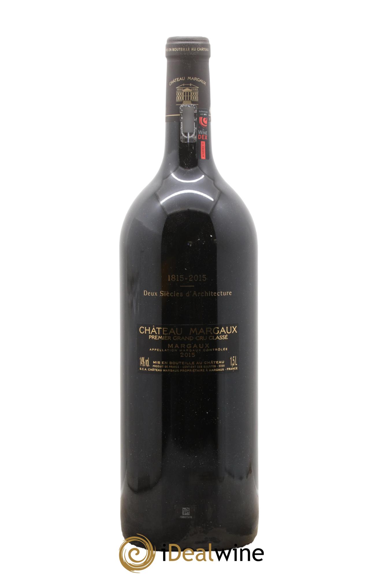 Château Margaux 1er Grand Cru Classé 2015 - Posten von 1 Magnum - 2