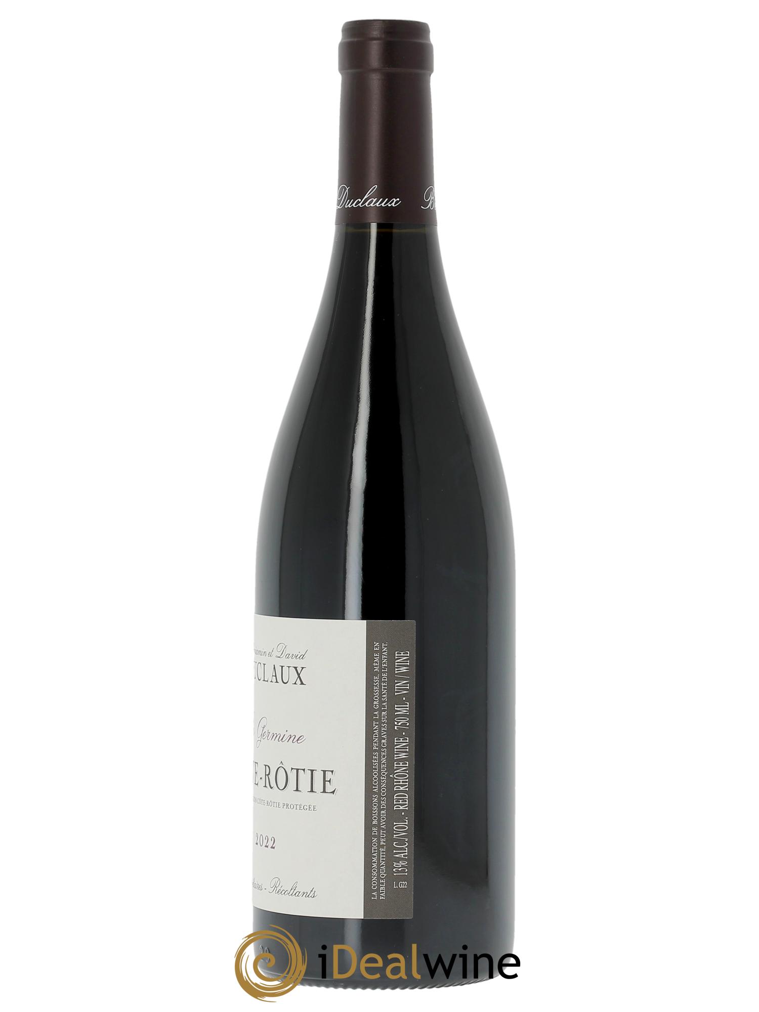 Côte-Rôtie La Germine Domaine Duclaux 2022 - Lotto di 1 bottiglia - 1