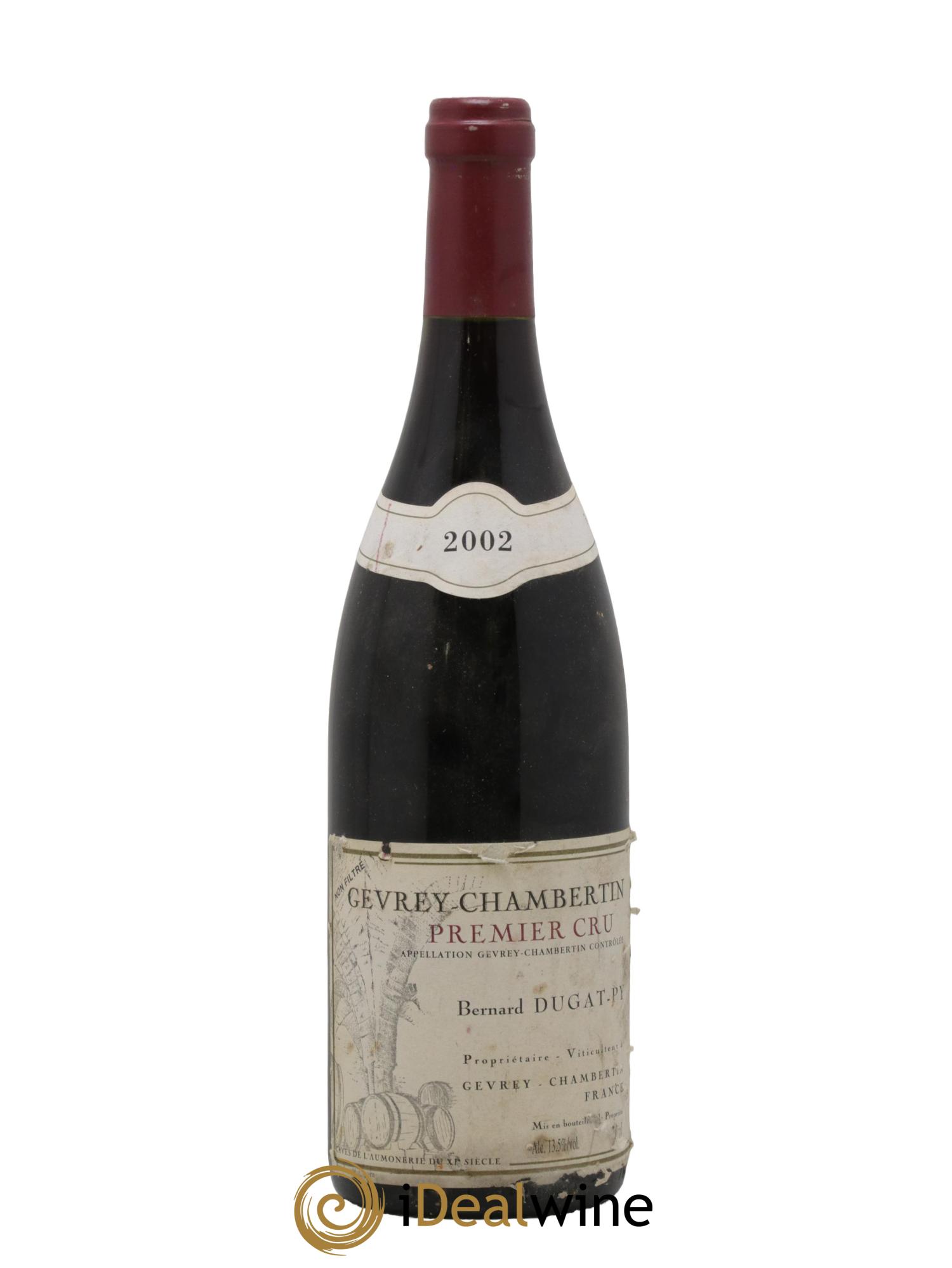 Gevrey-Chambertin 1er Cru Dugat-Py 2002 - Lot de 1 bouteille - 0