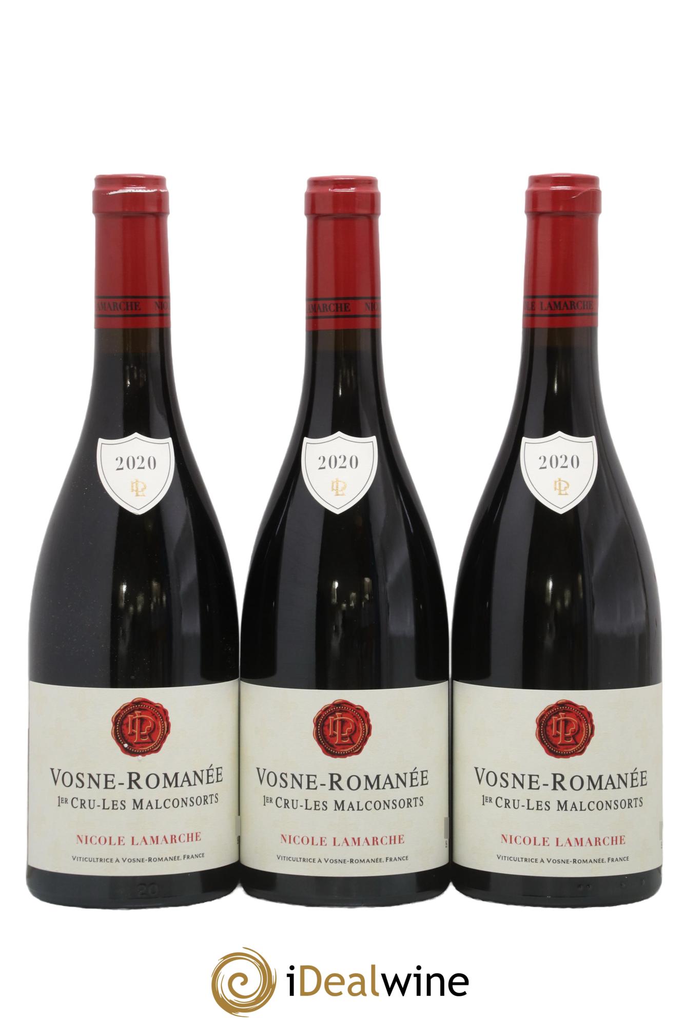 Vosne-Romanée 1er Cru Les Malconsorts Lamarche (Domaine) 2020 - Lot de 3 bouteilles - 0