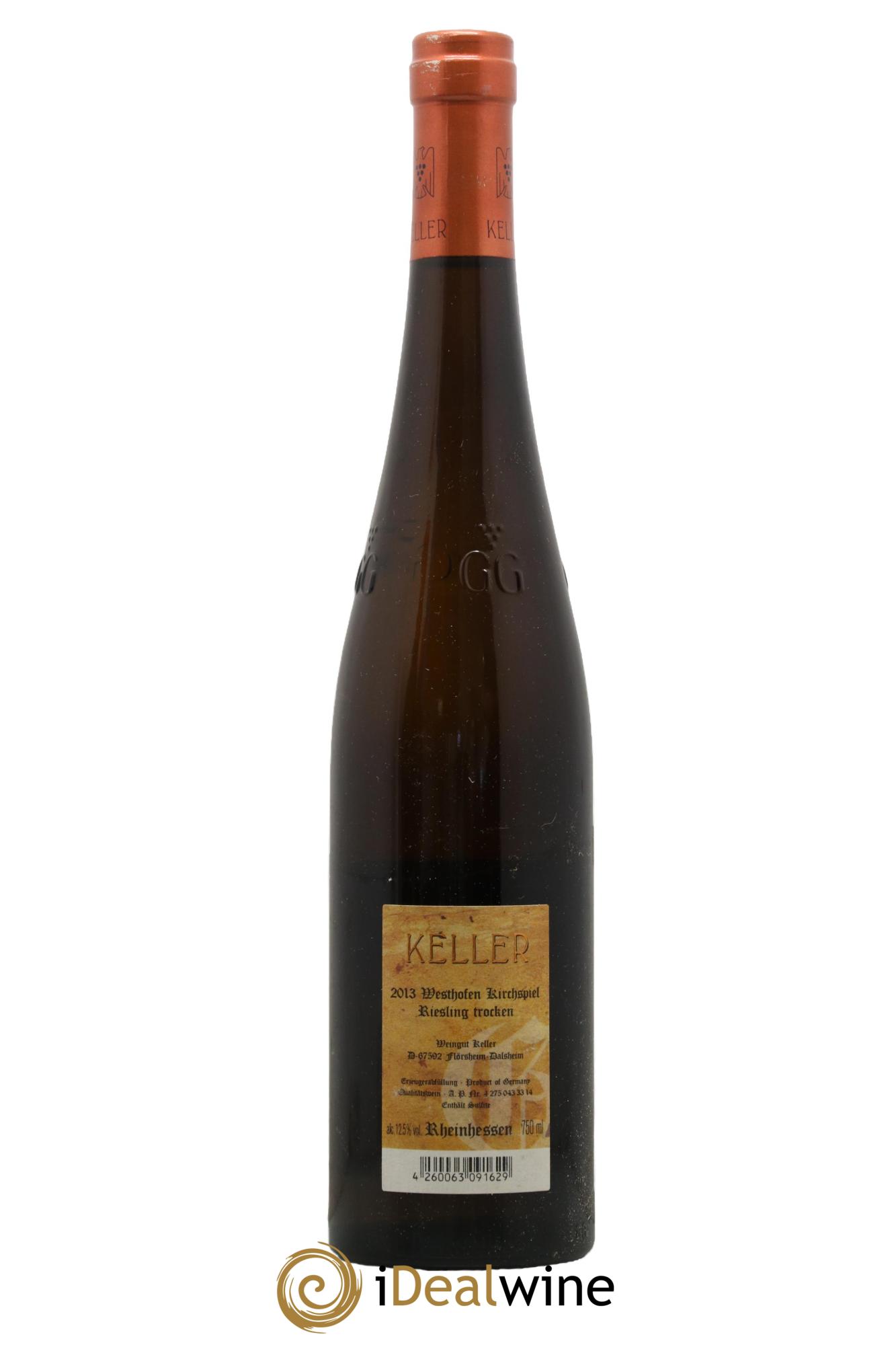 Riesling Trocken Westhofen Kirchspiel Keller 2013 - Lot of 1 bottle - 1