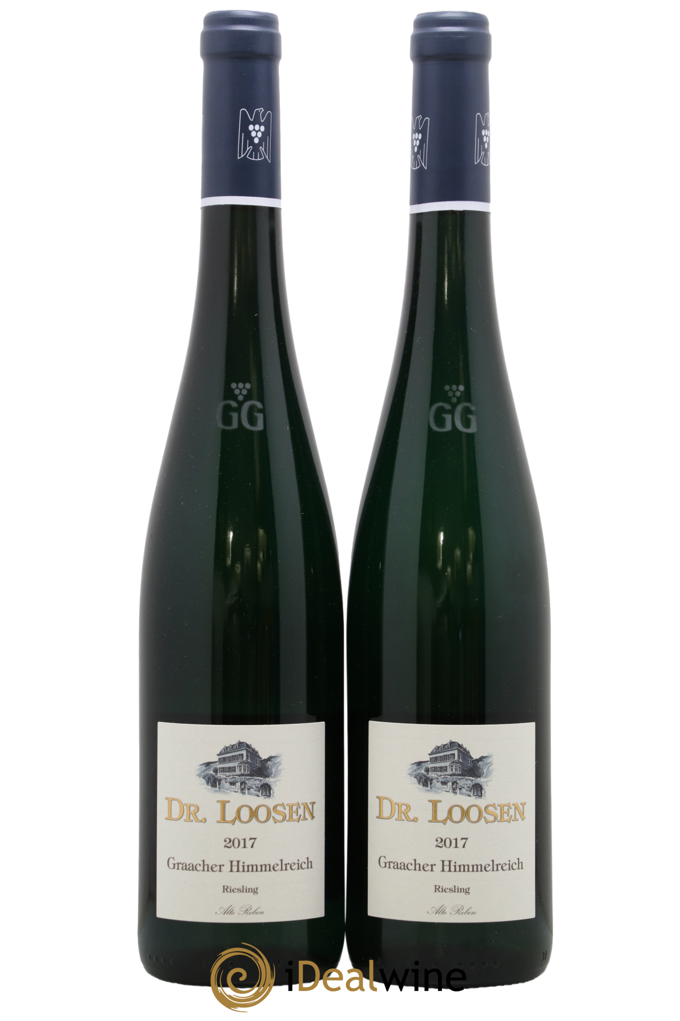 Allemagne Mosel-Saar Riesling Graacher Himmelreich Dr Loosen 2017 - Lot de 2 bouteilles - 0