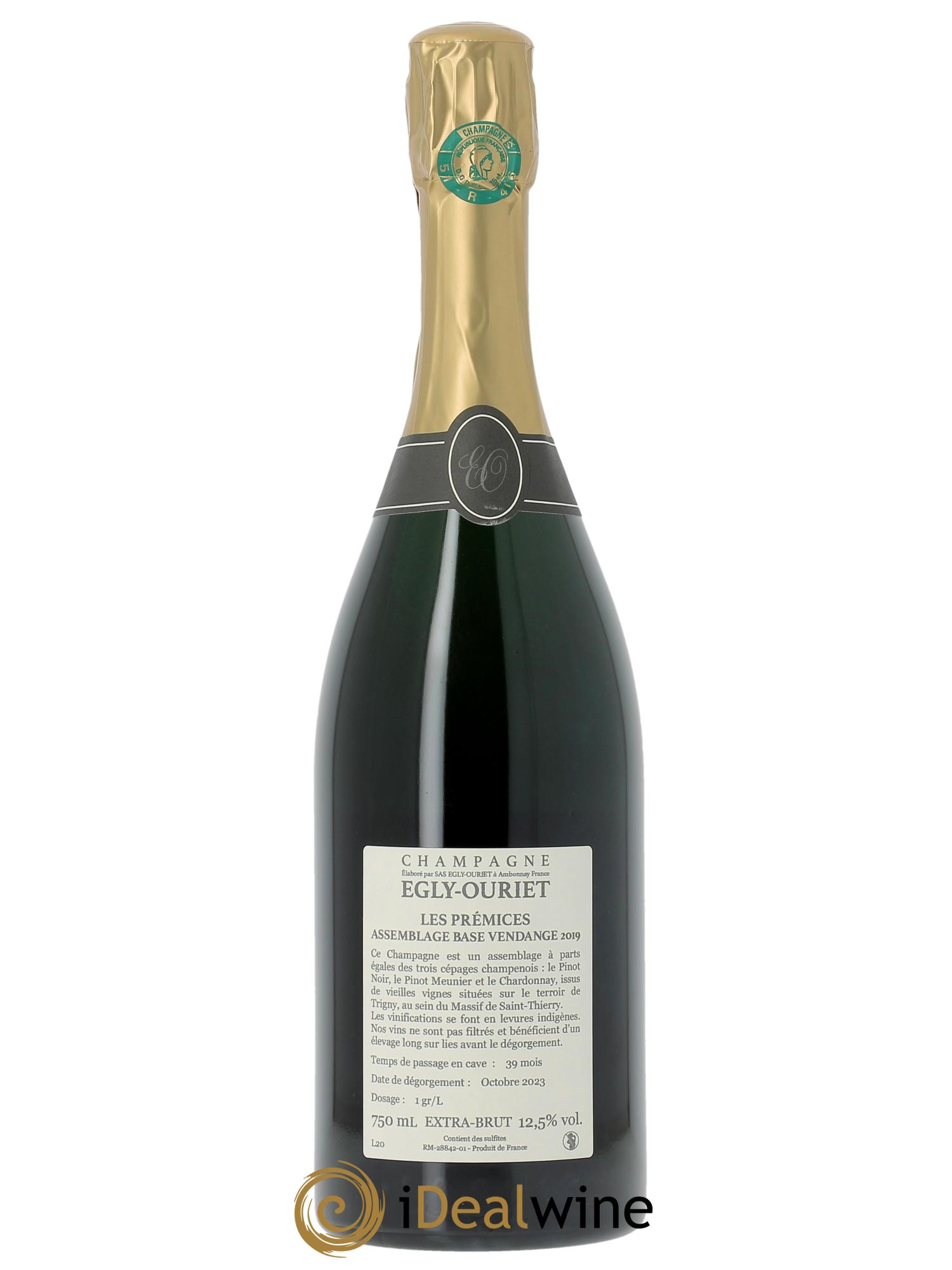 Prémices Brut Egly-Ouriet - Lot de 1 bouteille - 1