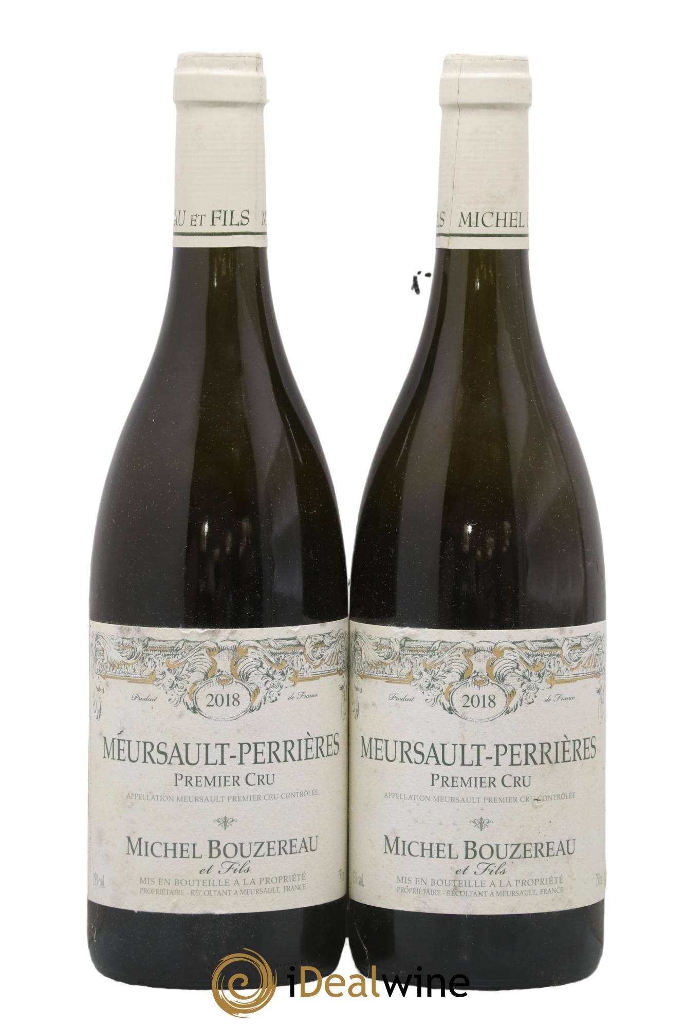 Meursault 1er Cru Perrières Michel Bouzereau et Fils (Domaine) 2018 - Lot de 2 bouteilles - 0