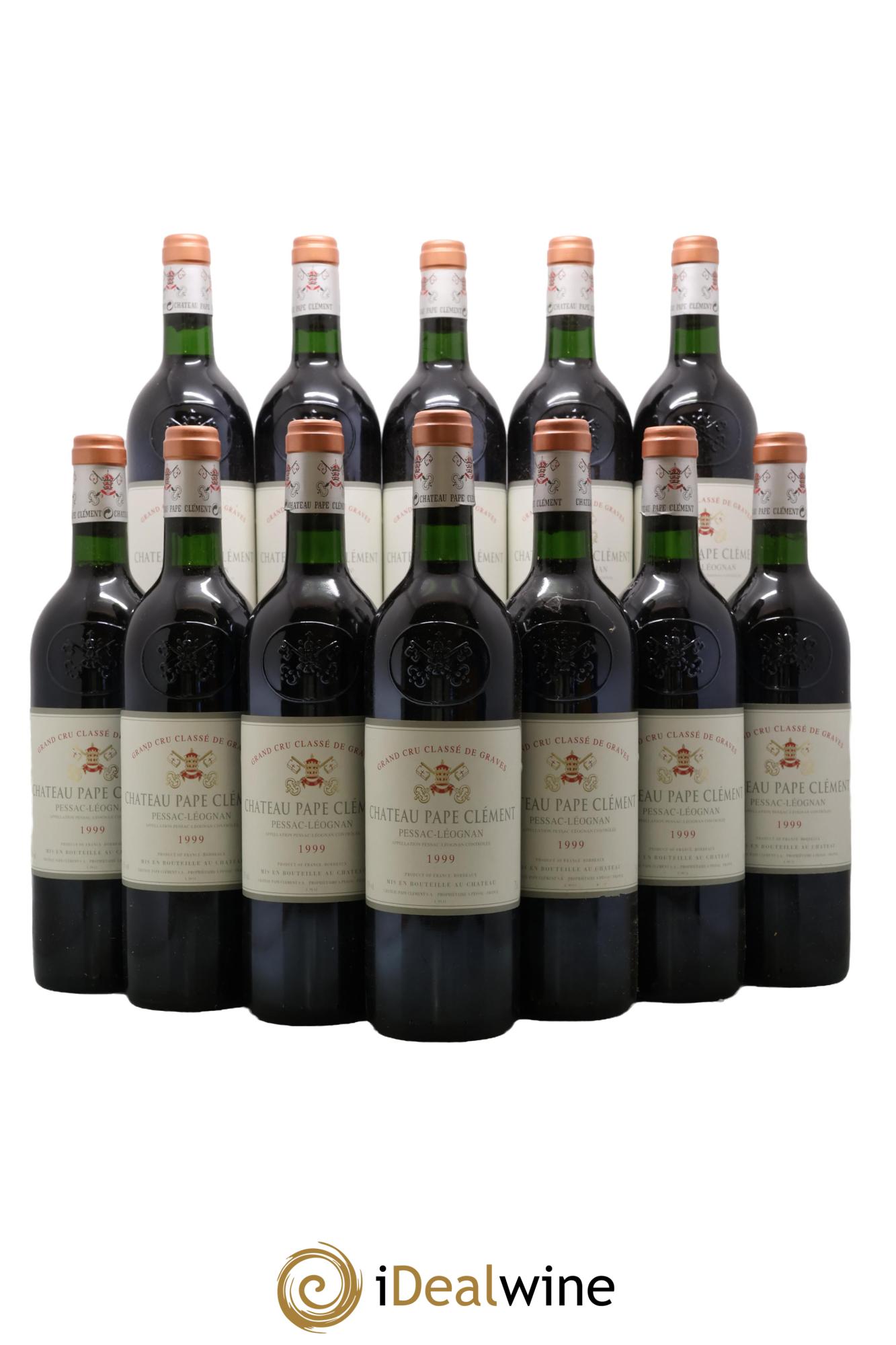 Château Pape Clément Cru Classé de Graves 1999 - Lot de 12 bouteilles - 0