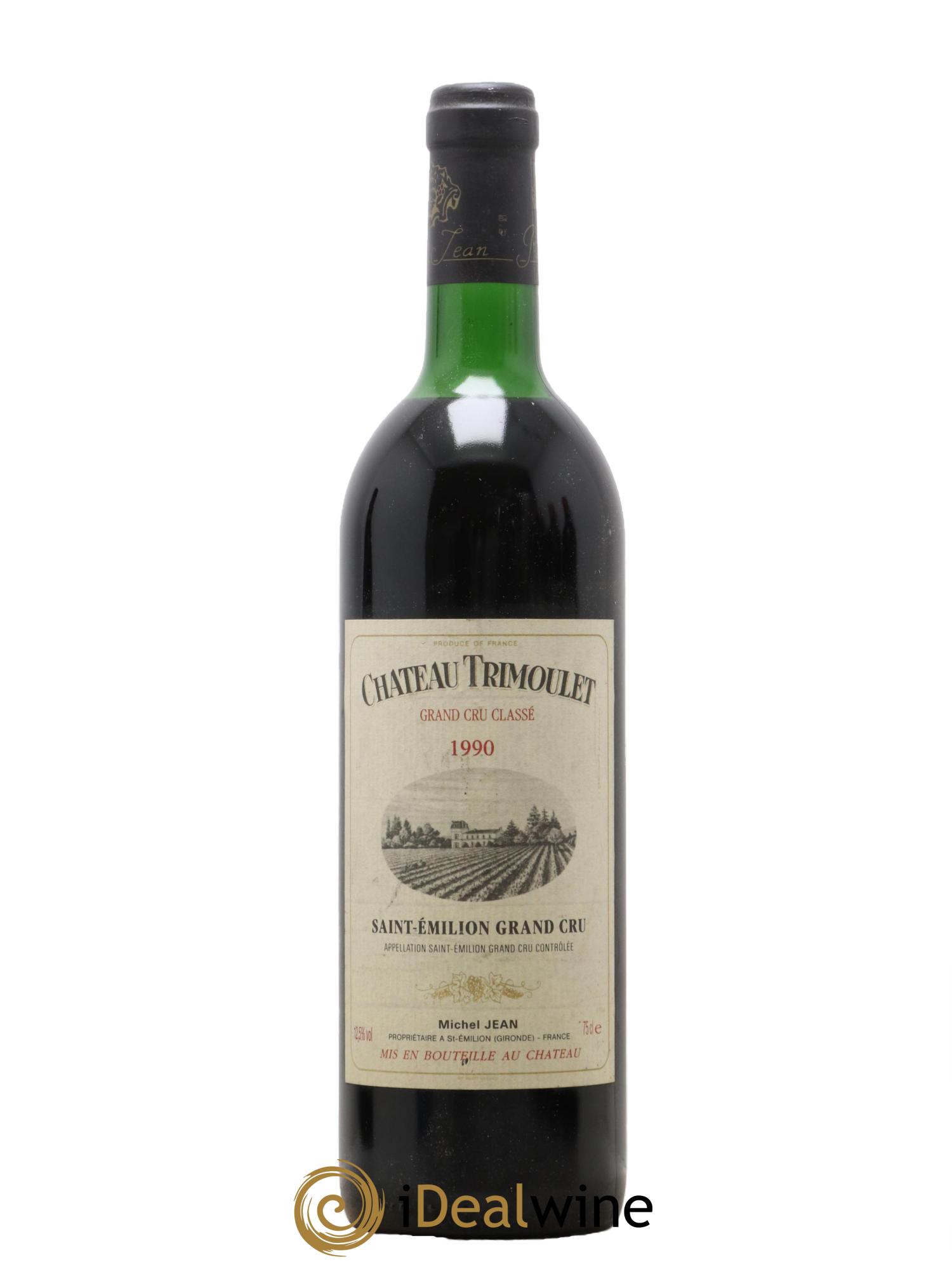 Saint-Émilion Grand Cru Château Trimoulet 1990 - Lot de 1 bouteille - 0