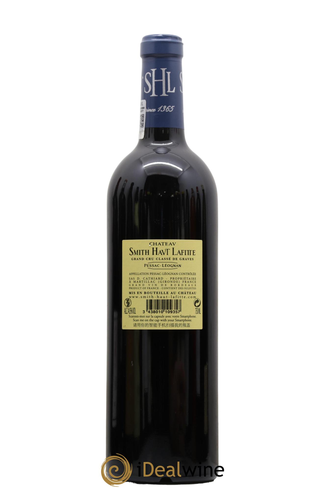 Château Smith Haut Lafitte Cru Classé de Graves 2009 - Lot de 1 bouteille - 1