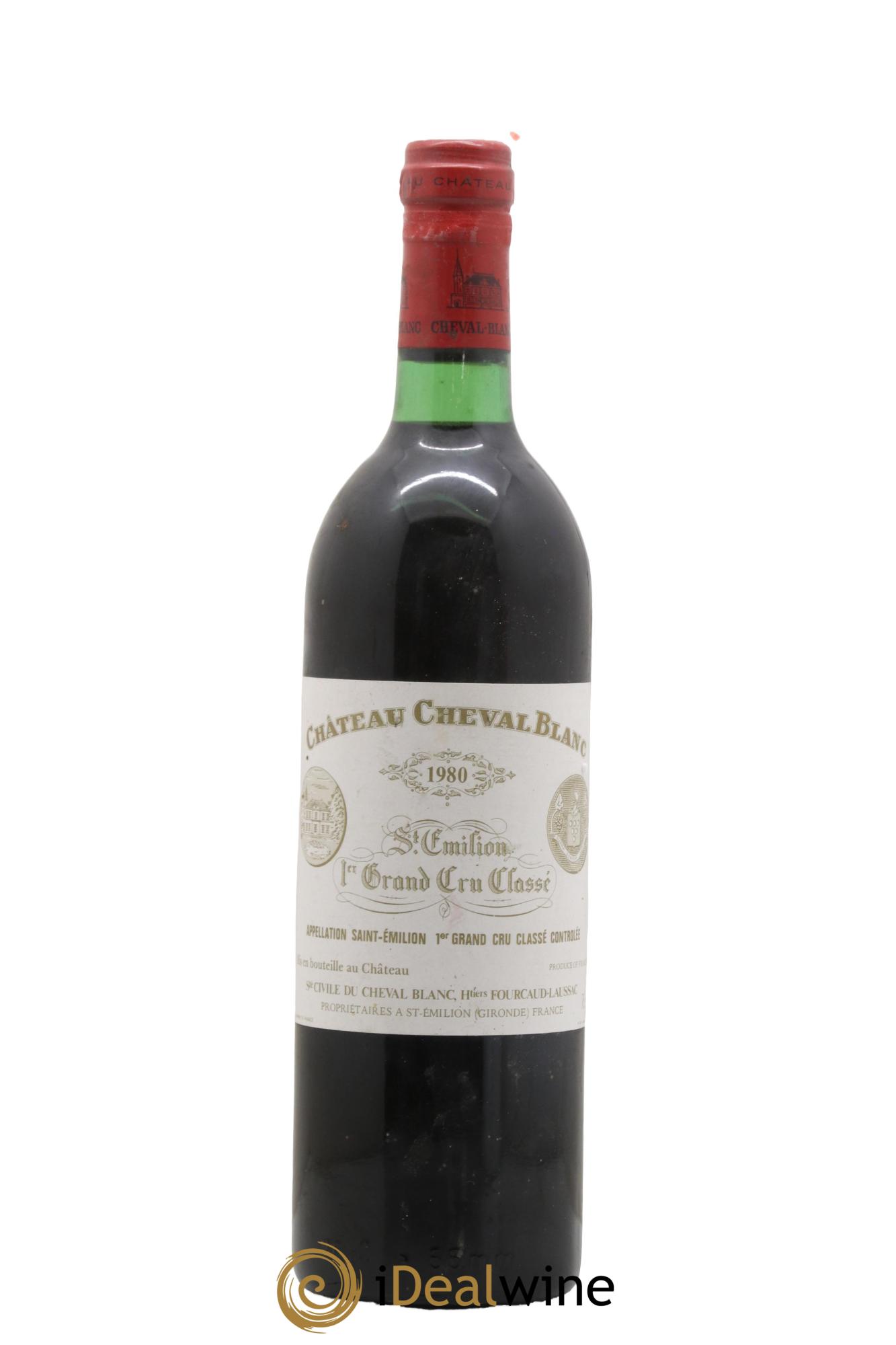 Château Cheval Blanc 1er Grand Cru Classé A 1980 - Lotto di 1 bottiglia - 0
