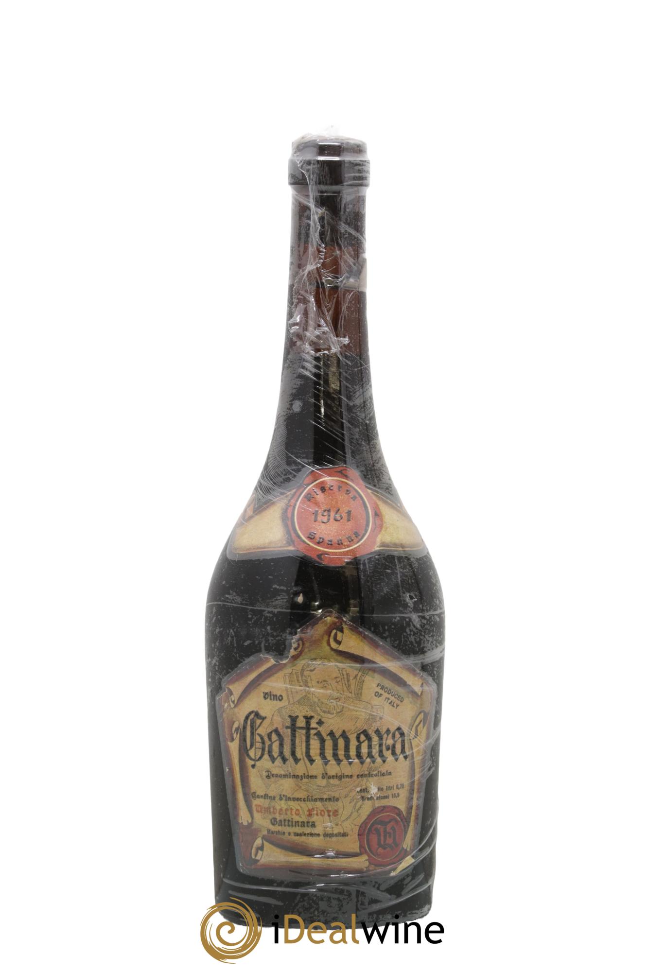 Gattinara DOCG Riserva Spanna Umberto Fiore 1961 - Lot de 1 bouteille - 0