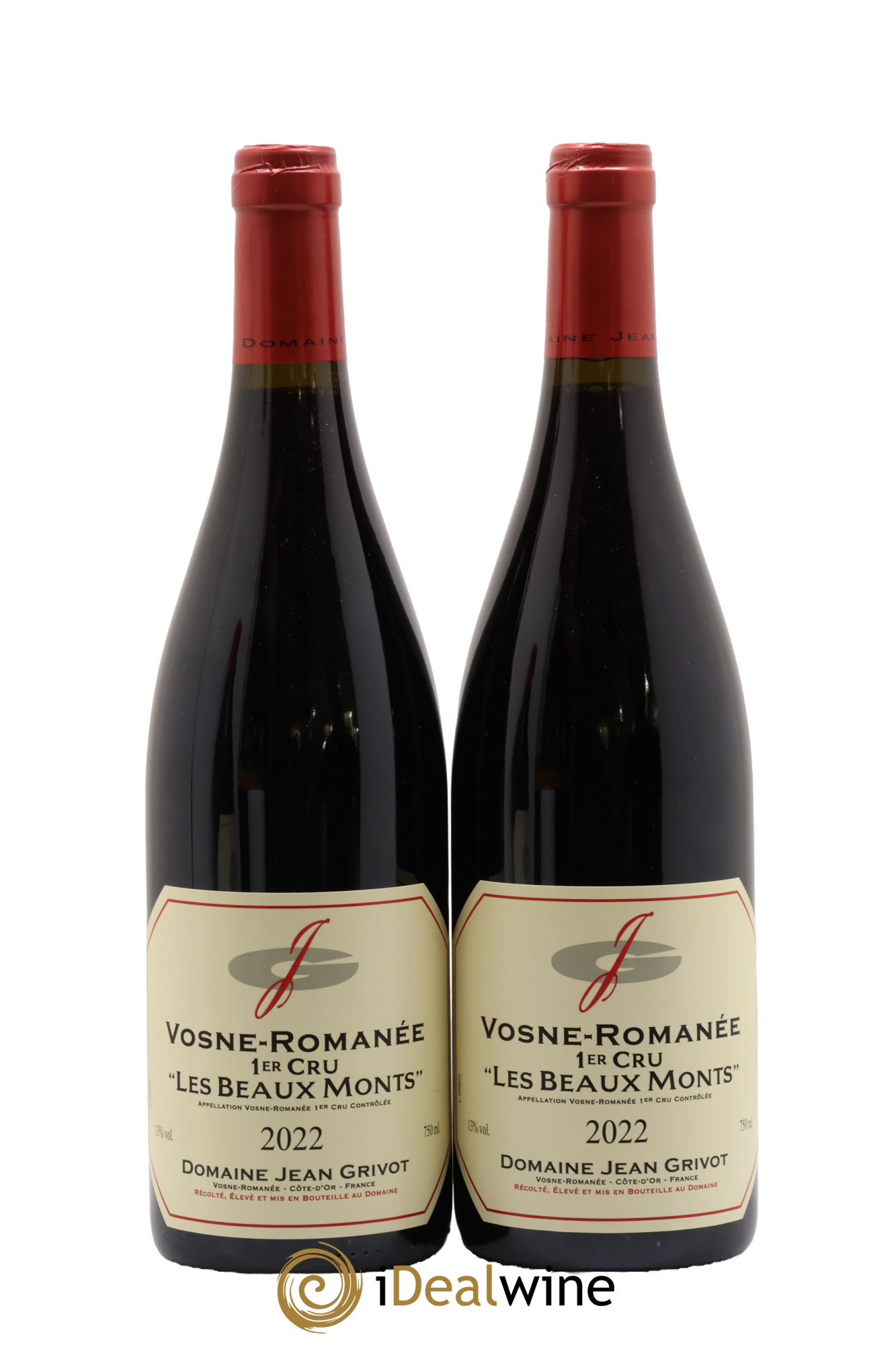 Vosne-Romanée 1er Cru Les Beaux-Monts Jean Grivot 2022 - Lot de 2 bouteilles - 0