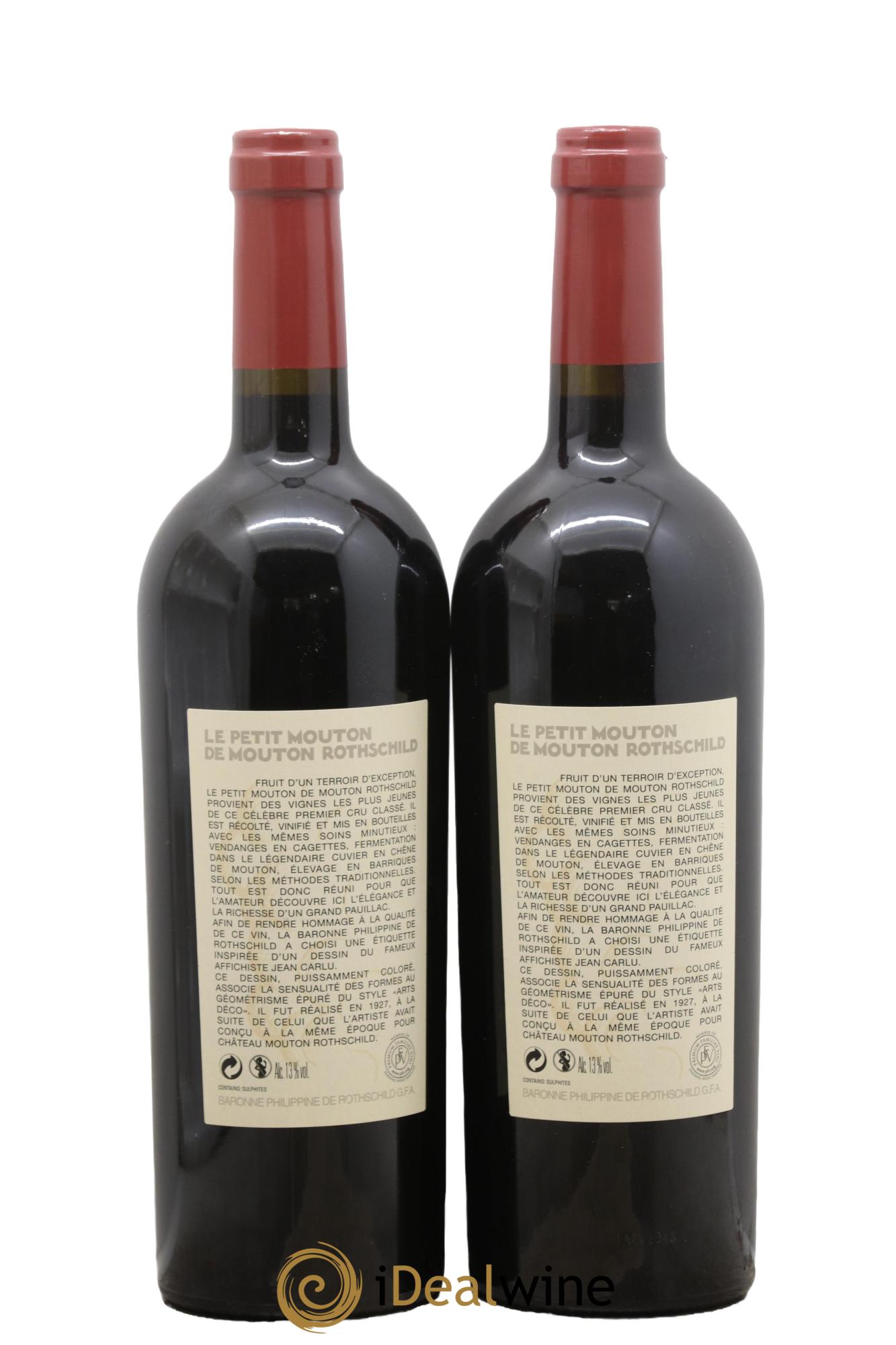 Petit Mouton Second Vin 2008 - Lot of 2 bottles - 1