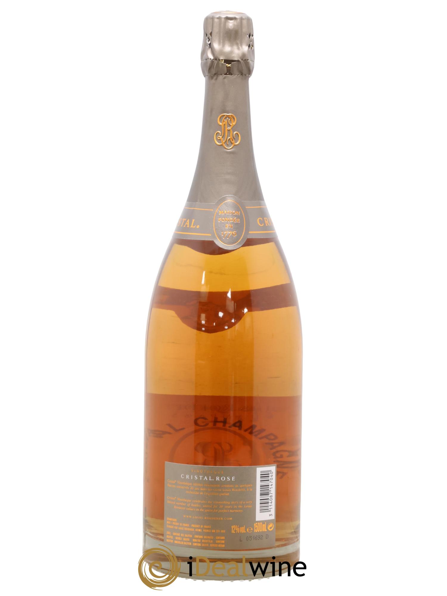 Cristal Vinothèque Louis Roederer 2000 - Lot of 1 magnum - 2